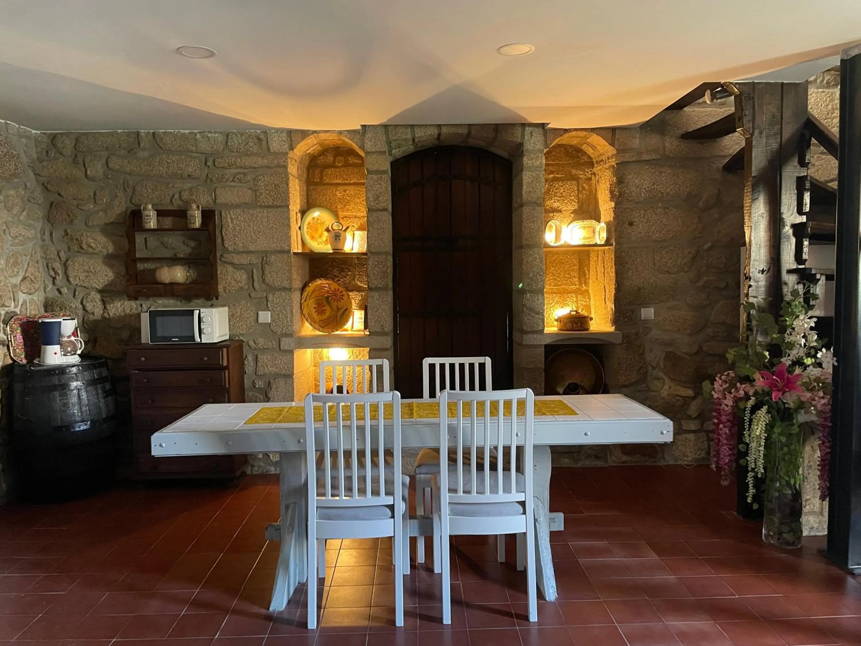 Dining area in Solar Sampaio e Melo