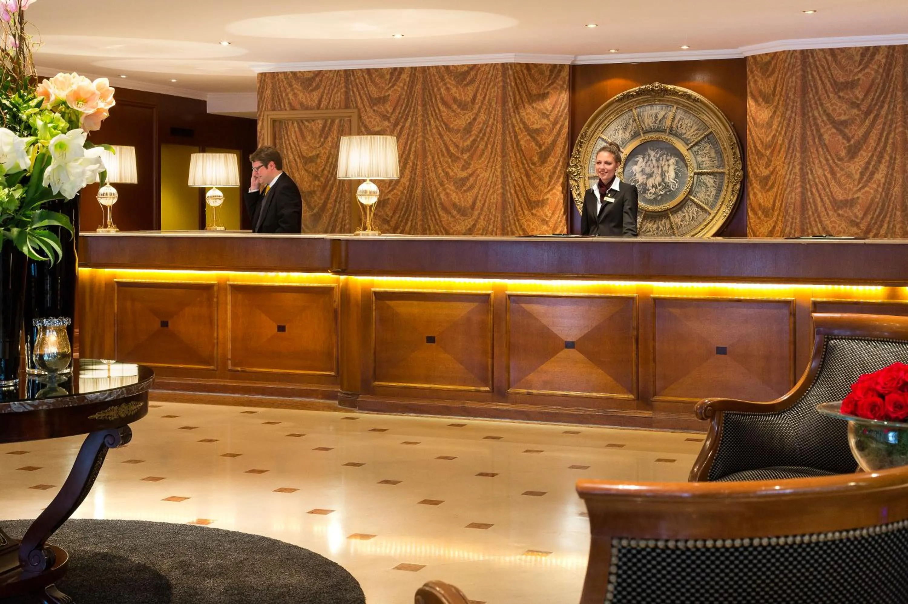 Lobby or reception in Warwick Grand-Place Brussels