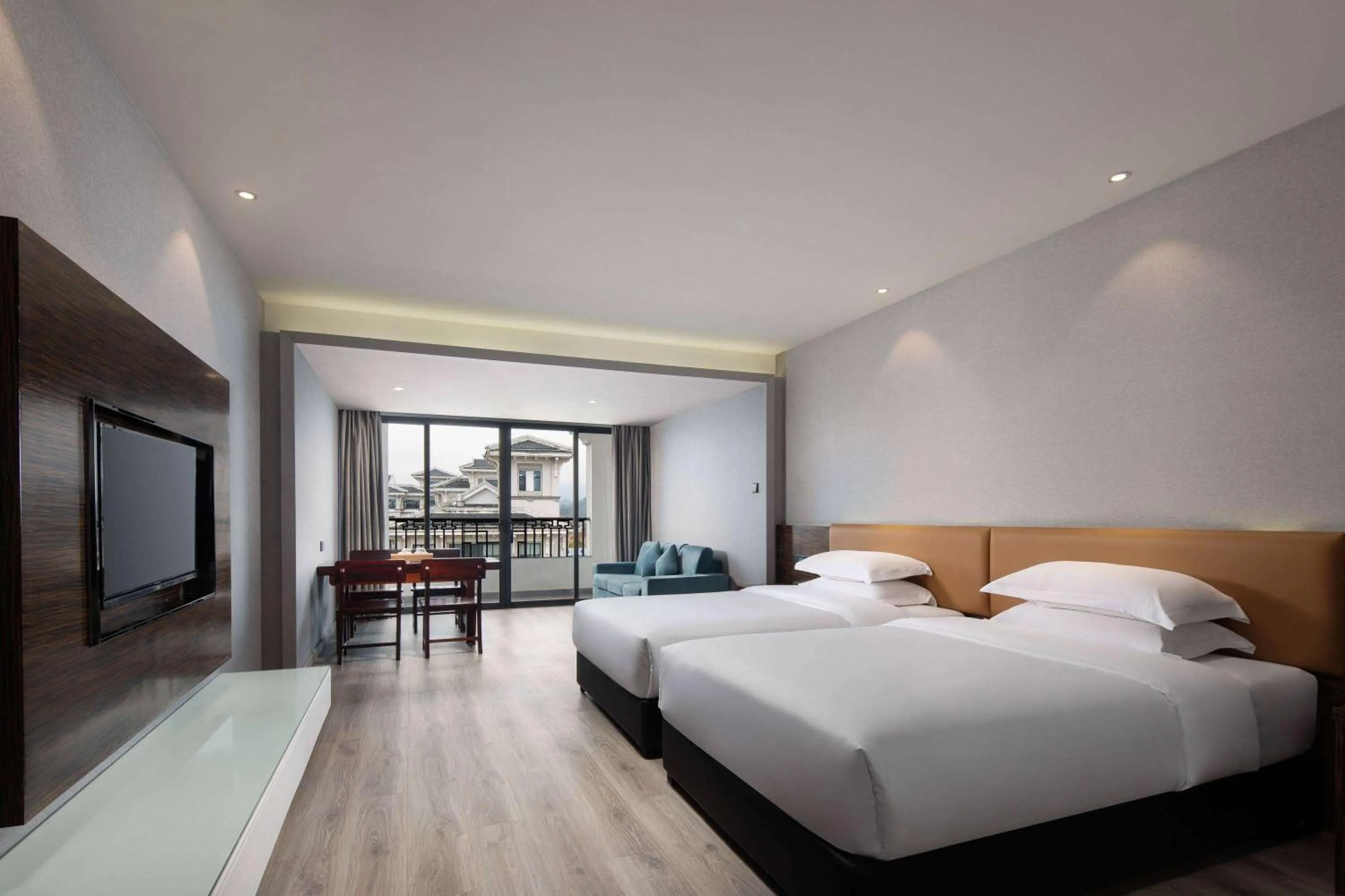 Photo of the whole room in Wyndham Garden Wuyishan