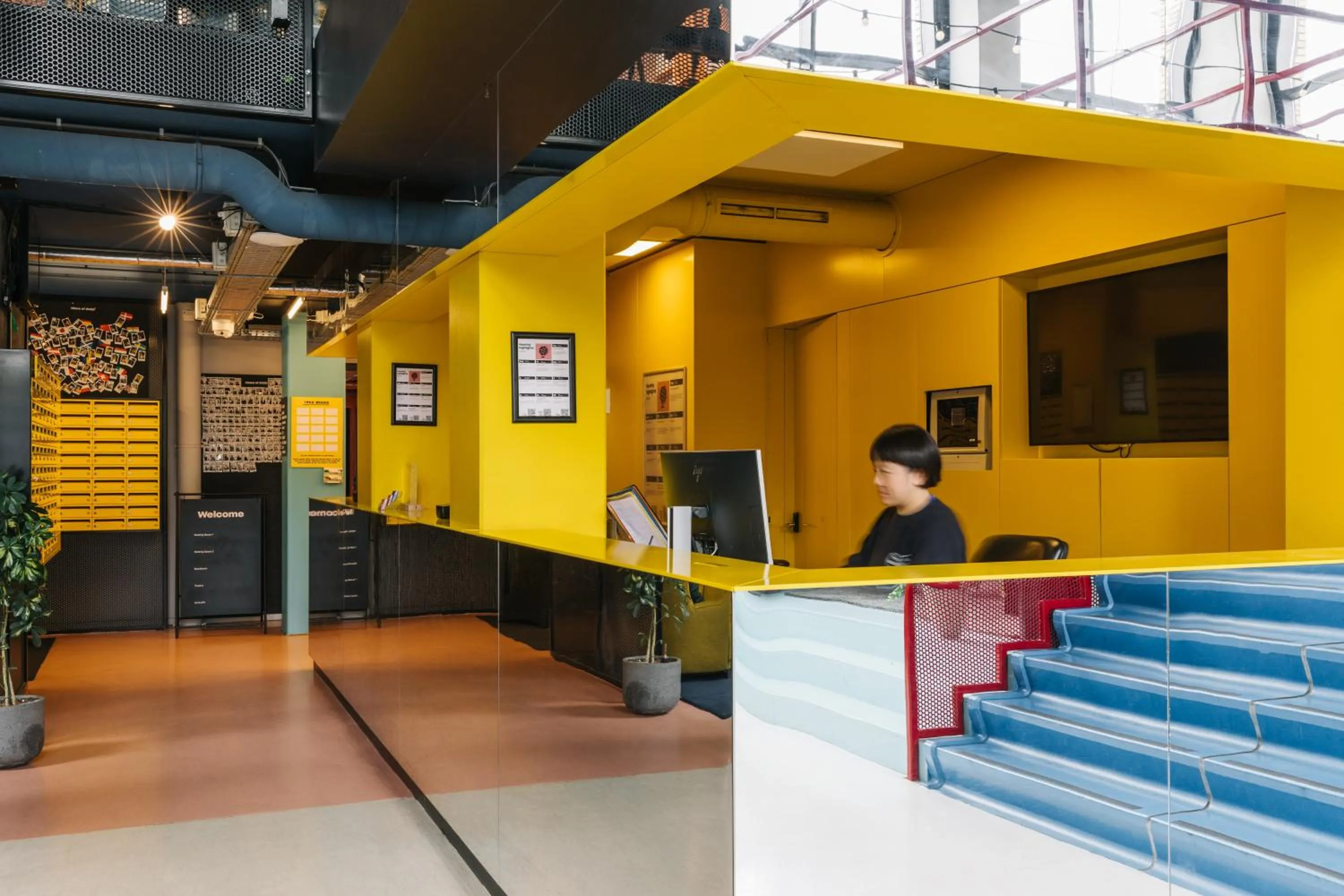 Lobby or reception in The Social Hub Eindhoven