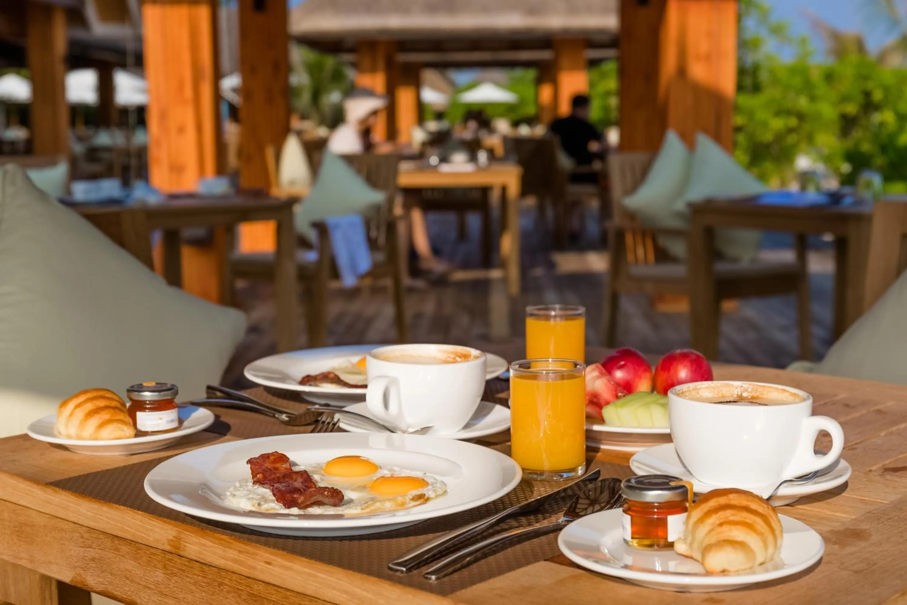 Continental breakfast in Kudafushi Resort & Spa