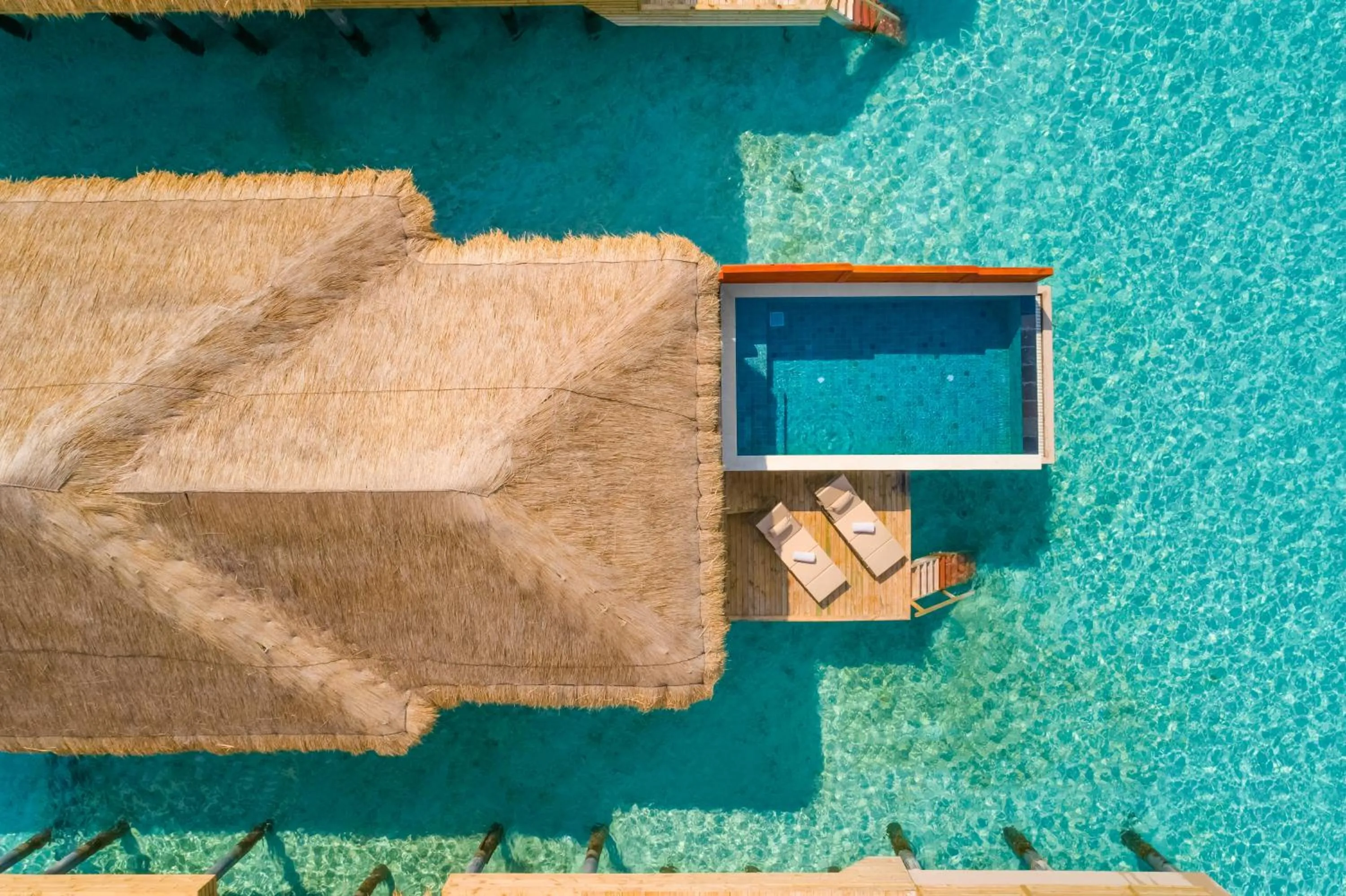 Bird's eye view in Kudafushi Resort & Spa