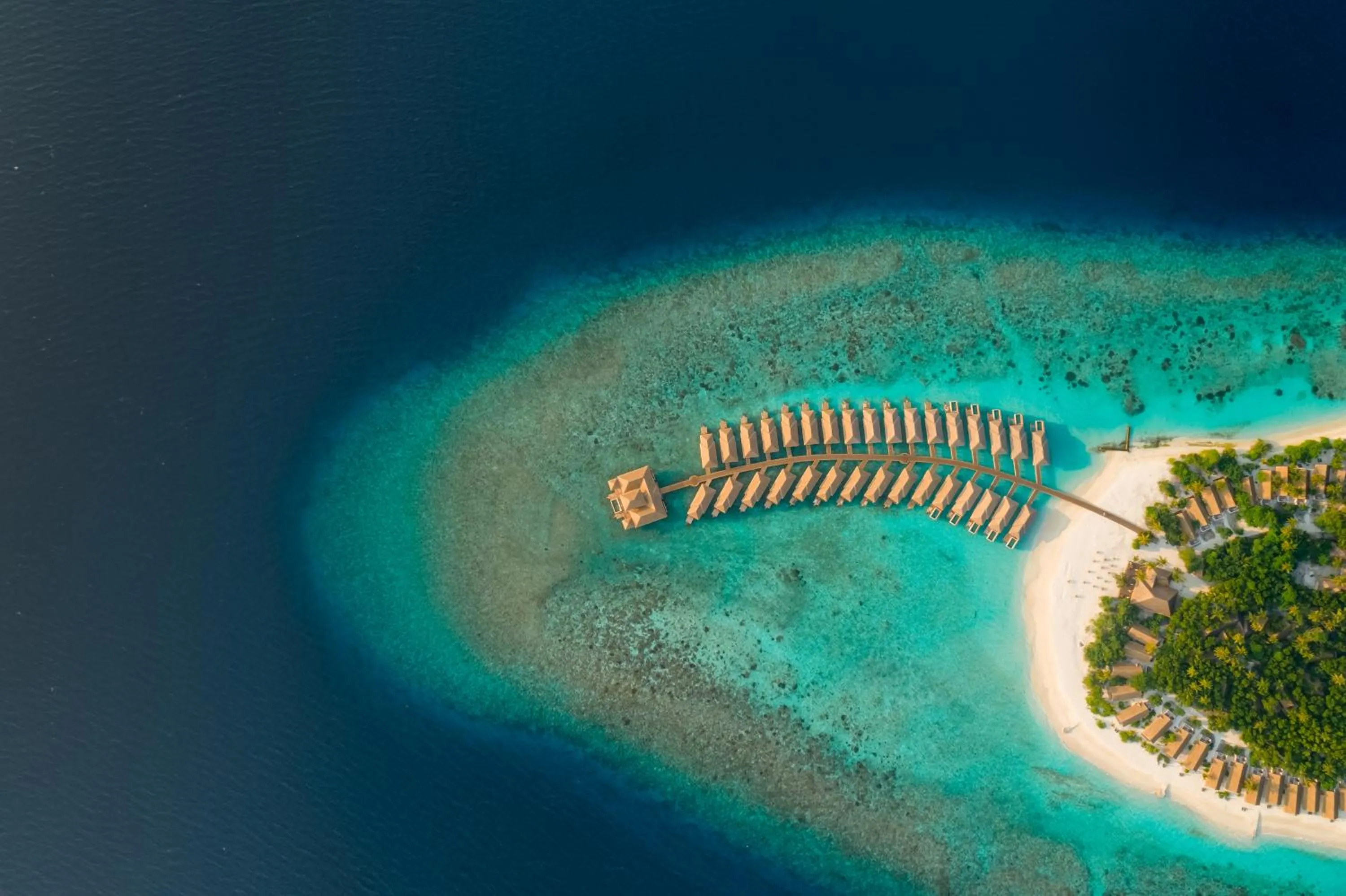 Bird's eye view in Kudafushi Resort & Spa