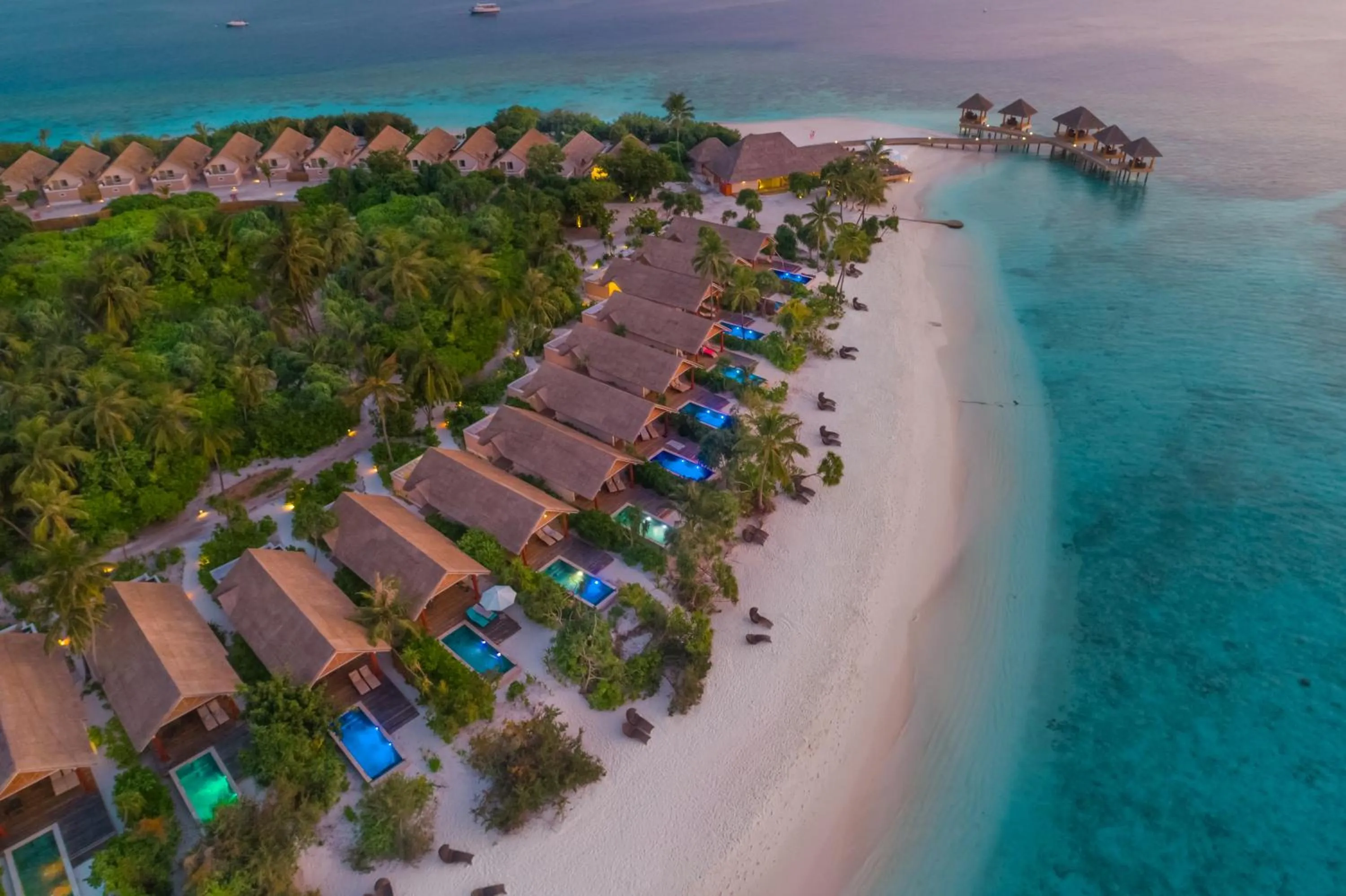 Bird's eye view in Kudafushi Resort & Spa