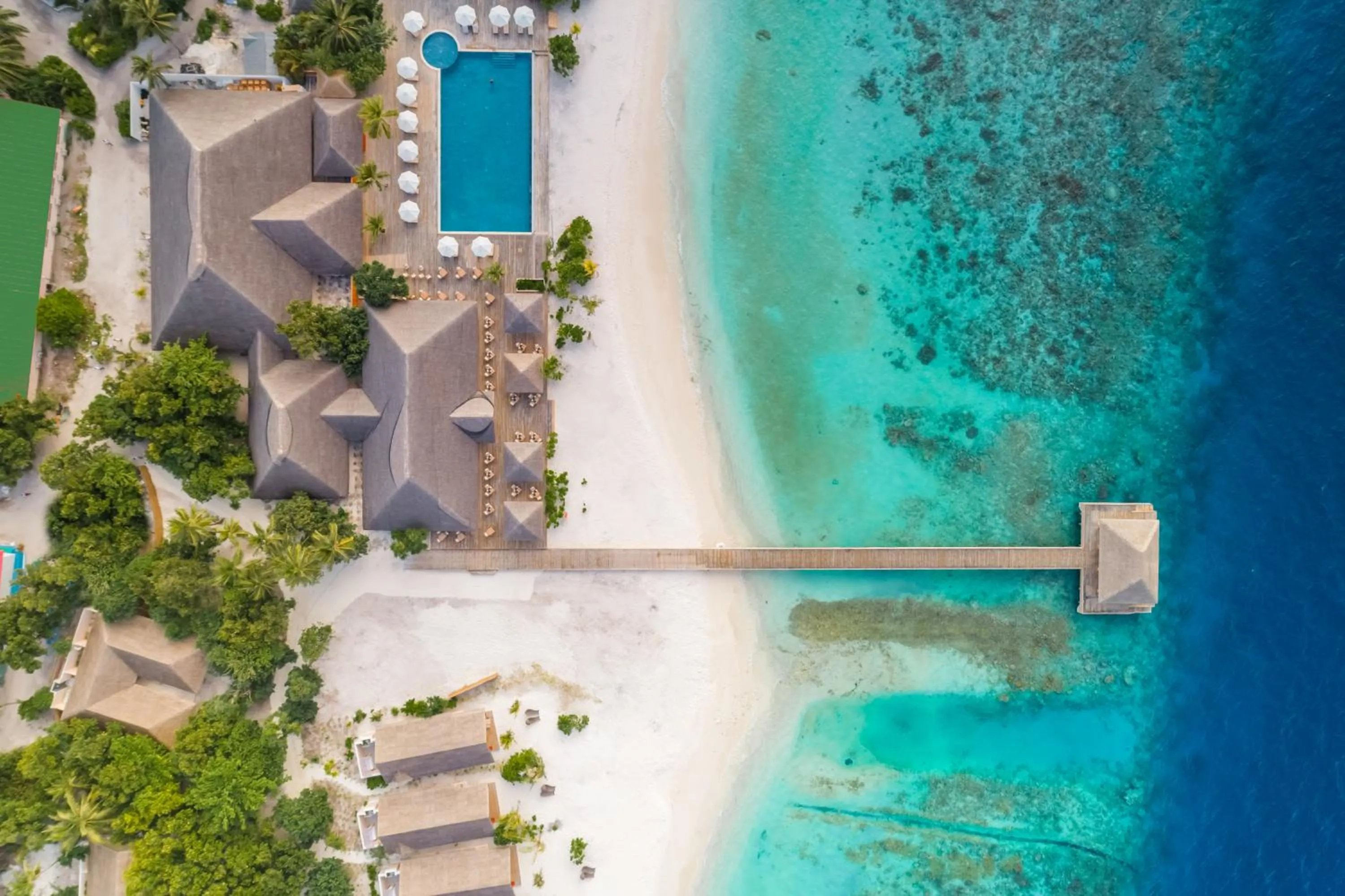 Bird's eye view in Kudafushi Resort & Spa