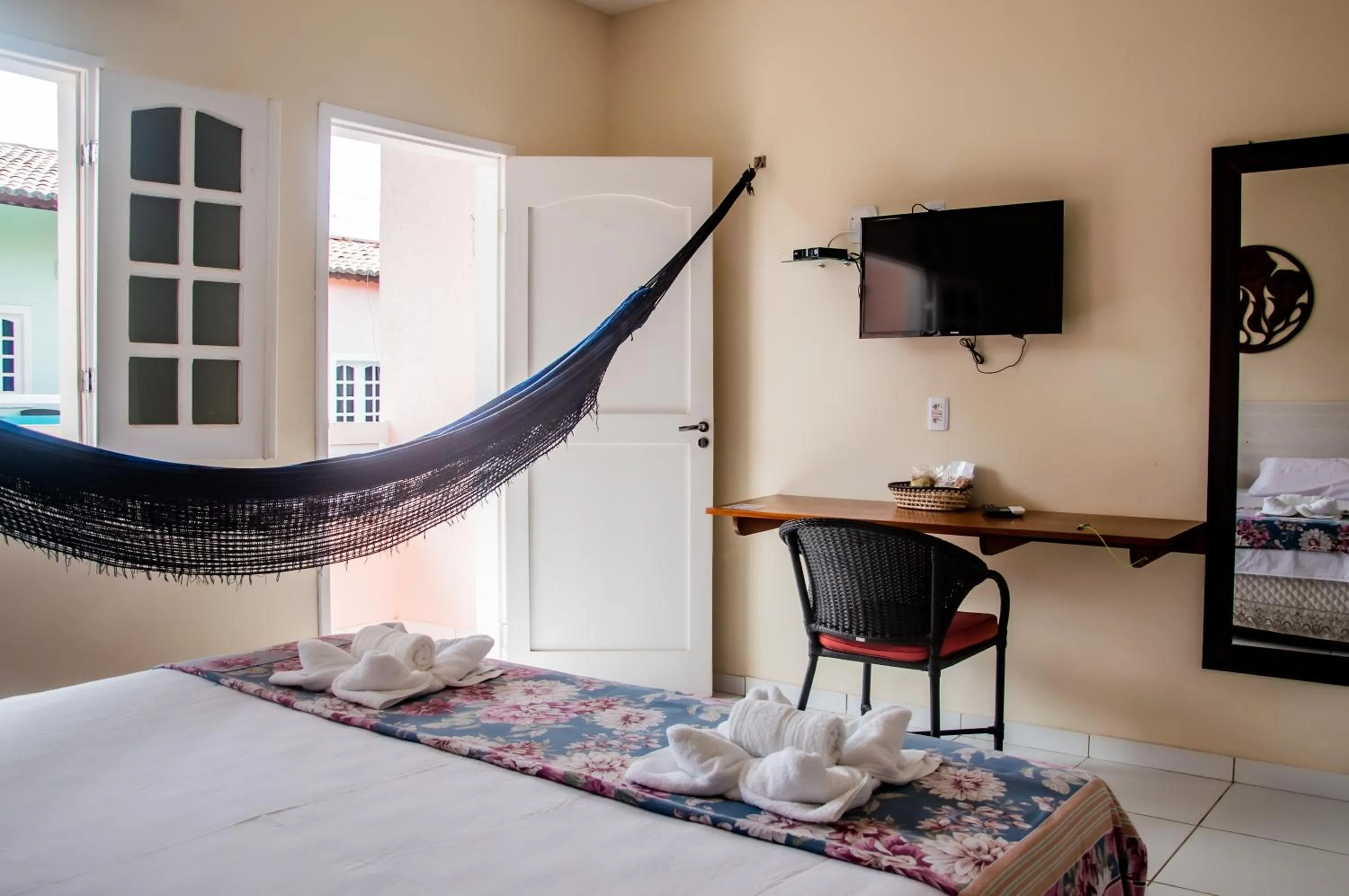 Bed in Pousada Angelica