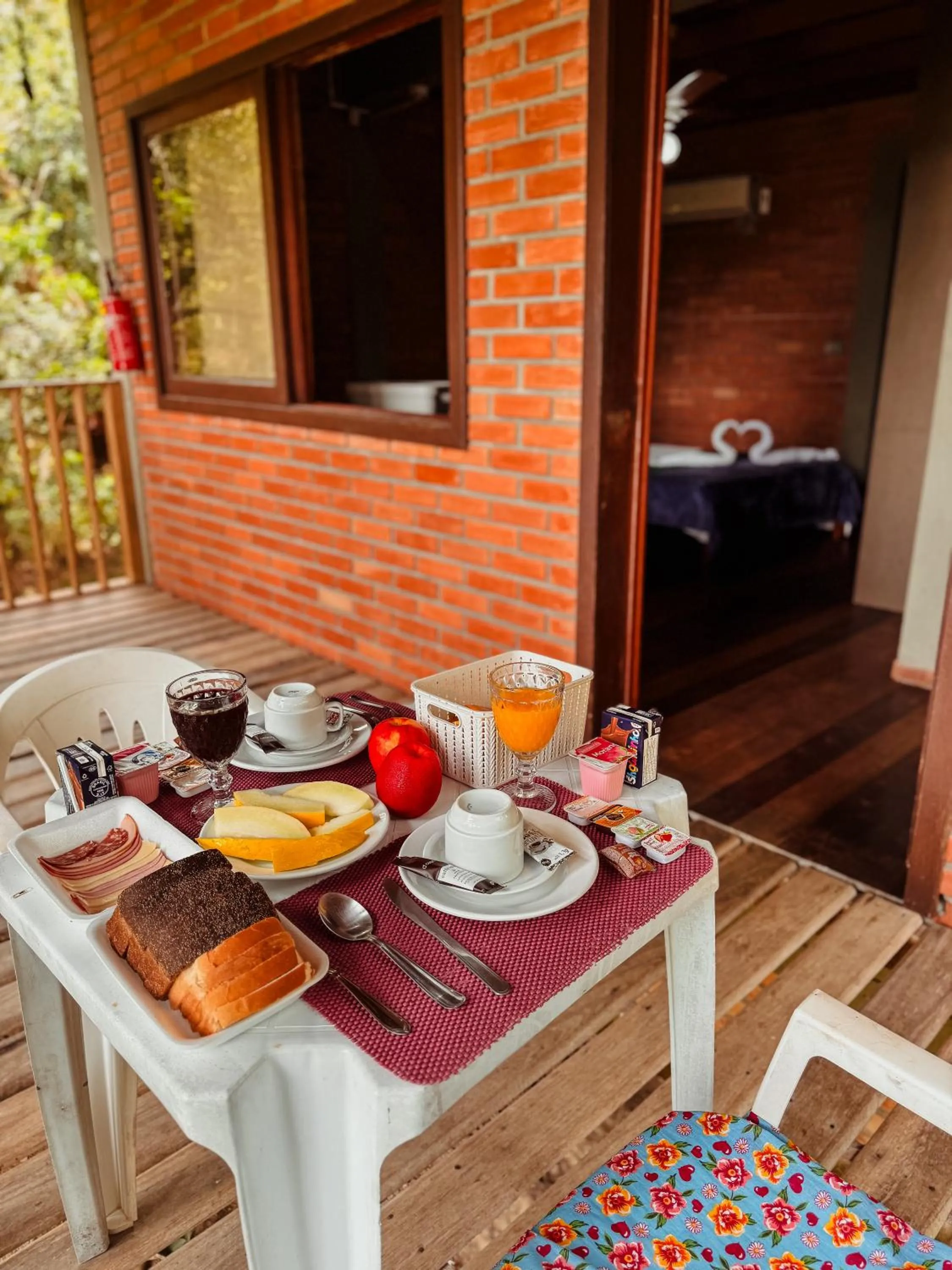 Breakfast in Pousada Nosso Bosque