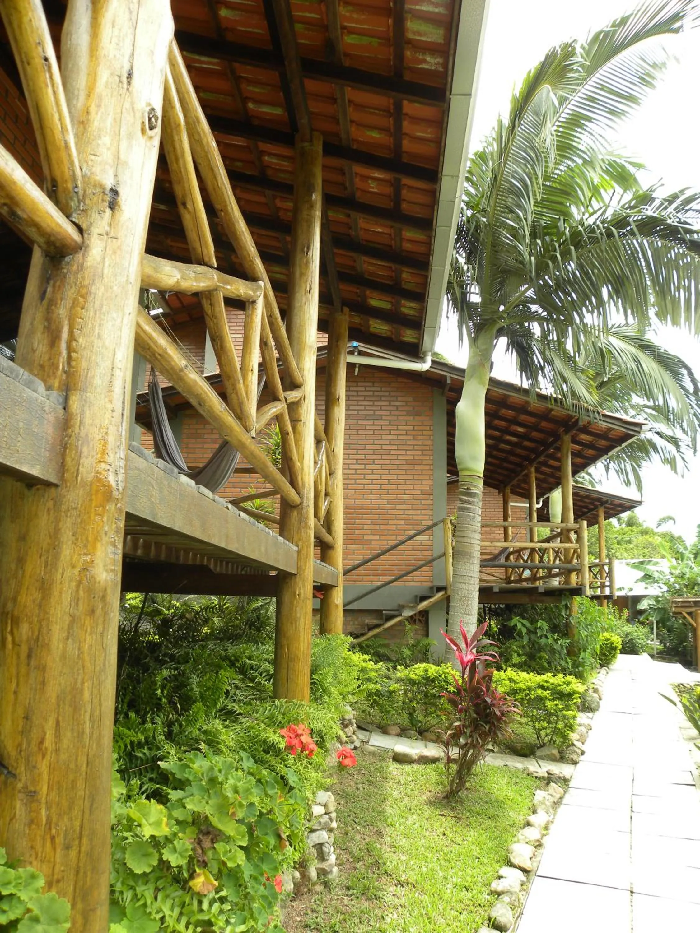 Garden view in Pousada Nosso Bosque