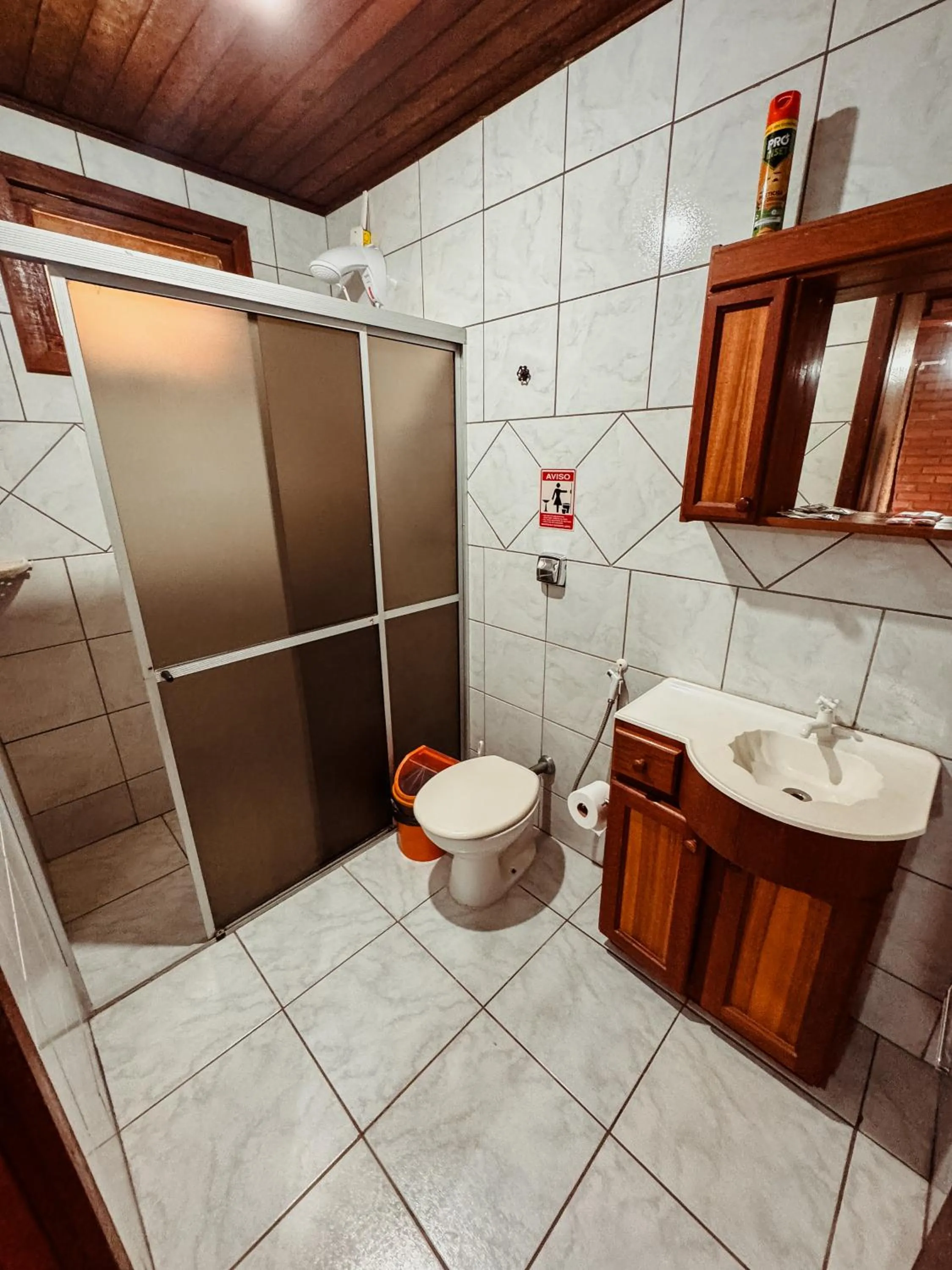 Bathroom in Pousada Nosso Bosque