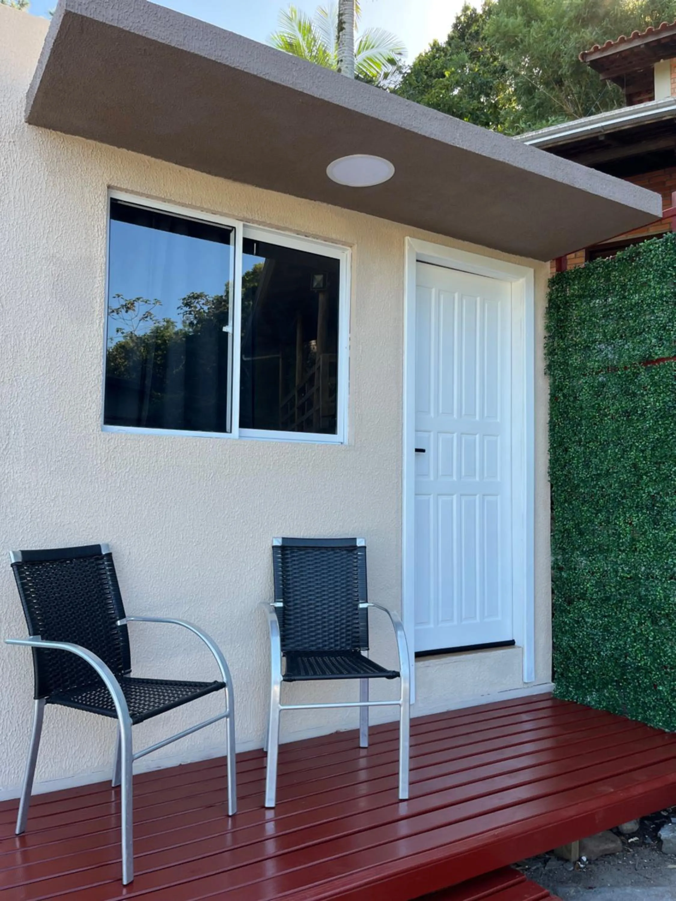 Balcony/Terrace in Pousada Nosso Bosque