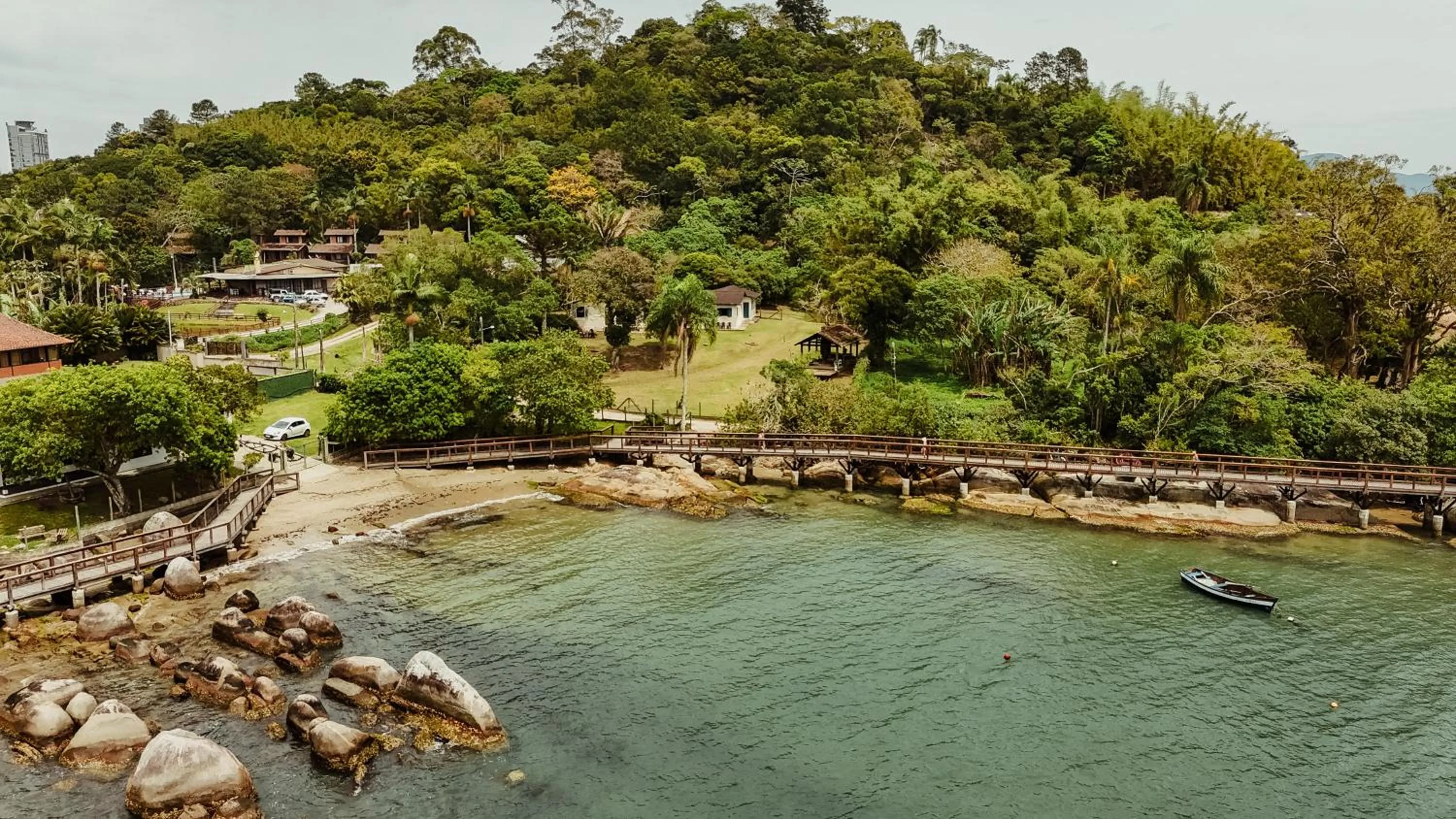 Natural landscape in Pousada Nosso Bosque