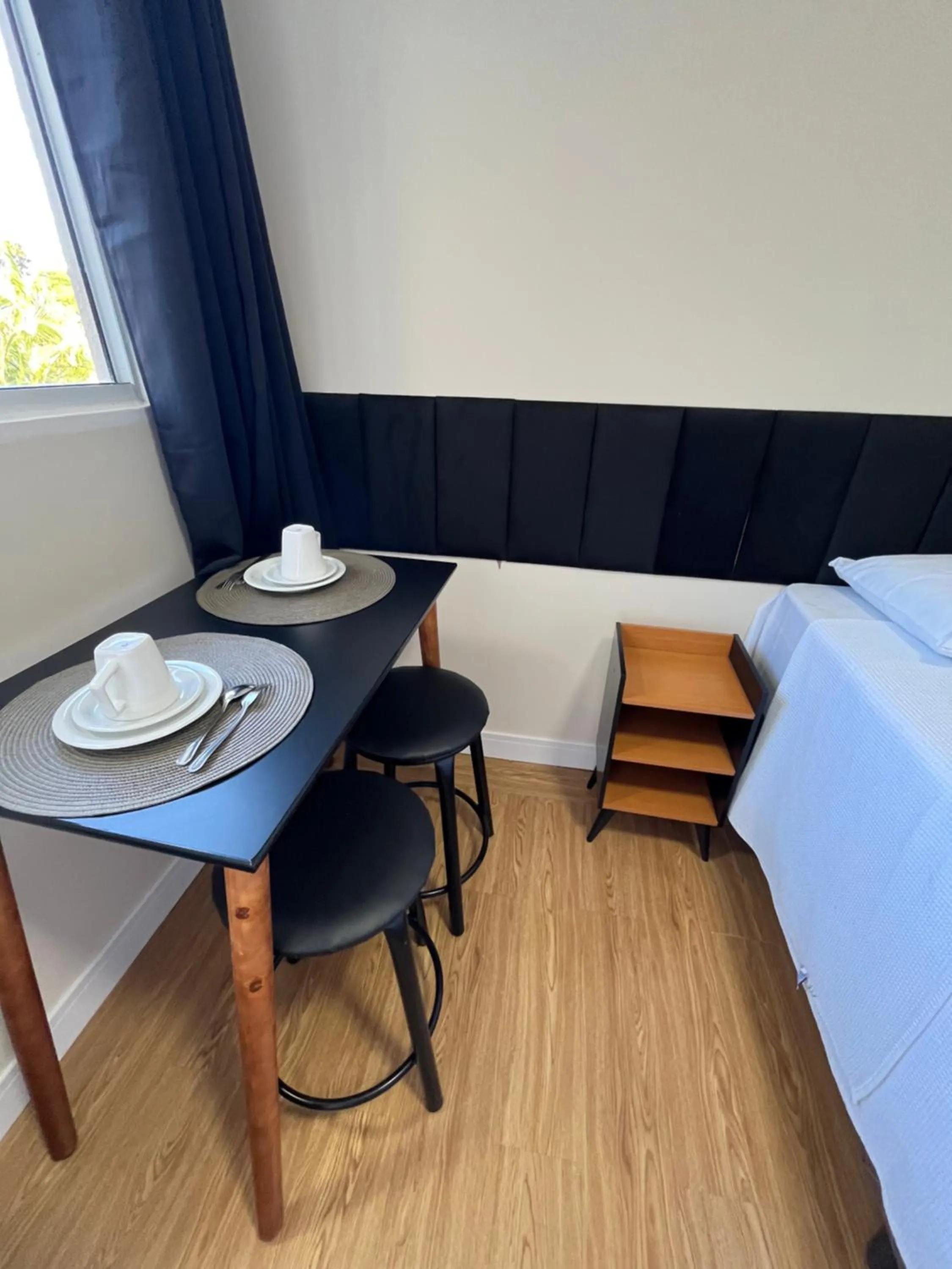 Dining area, Bed in Pousada Nosso Bosque