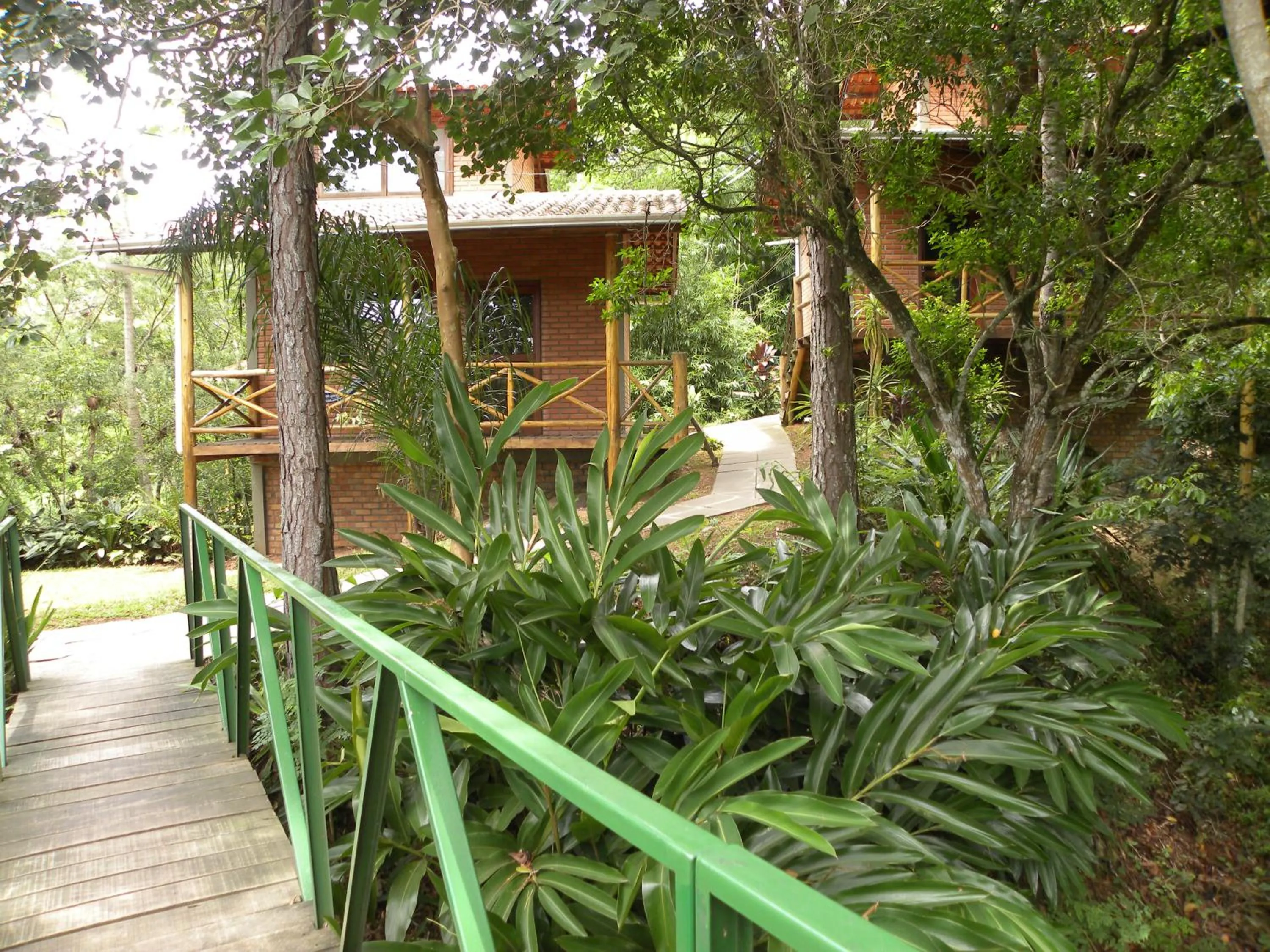 Garden view in Pousada Nosso Bosque