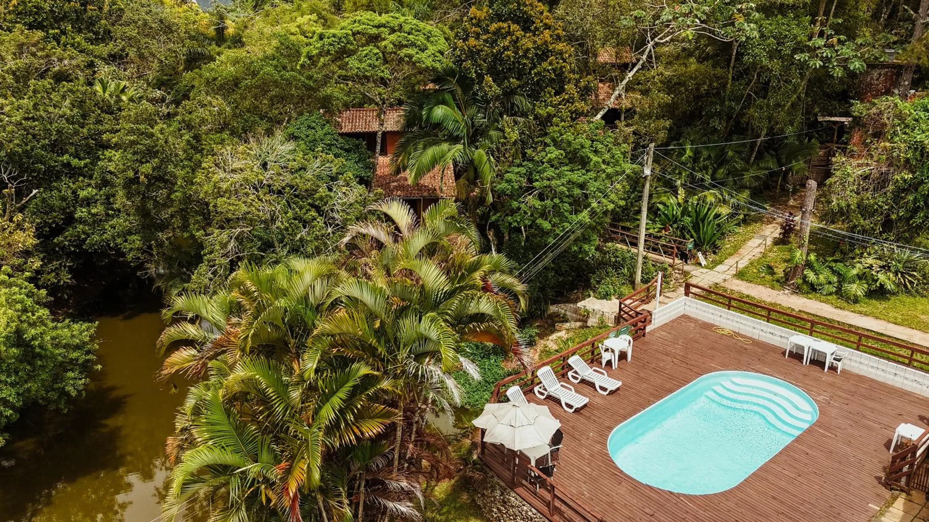 Garden in Pousada Nosso Bosque