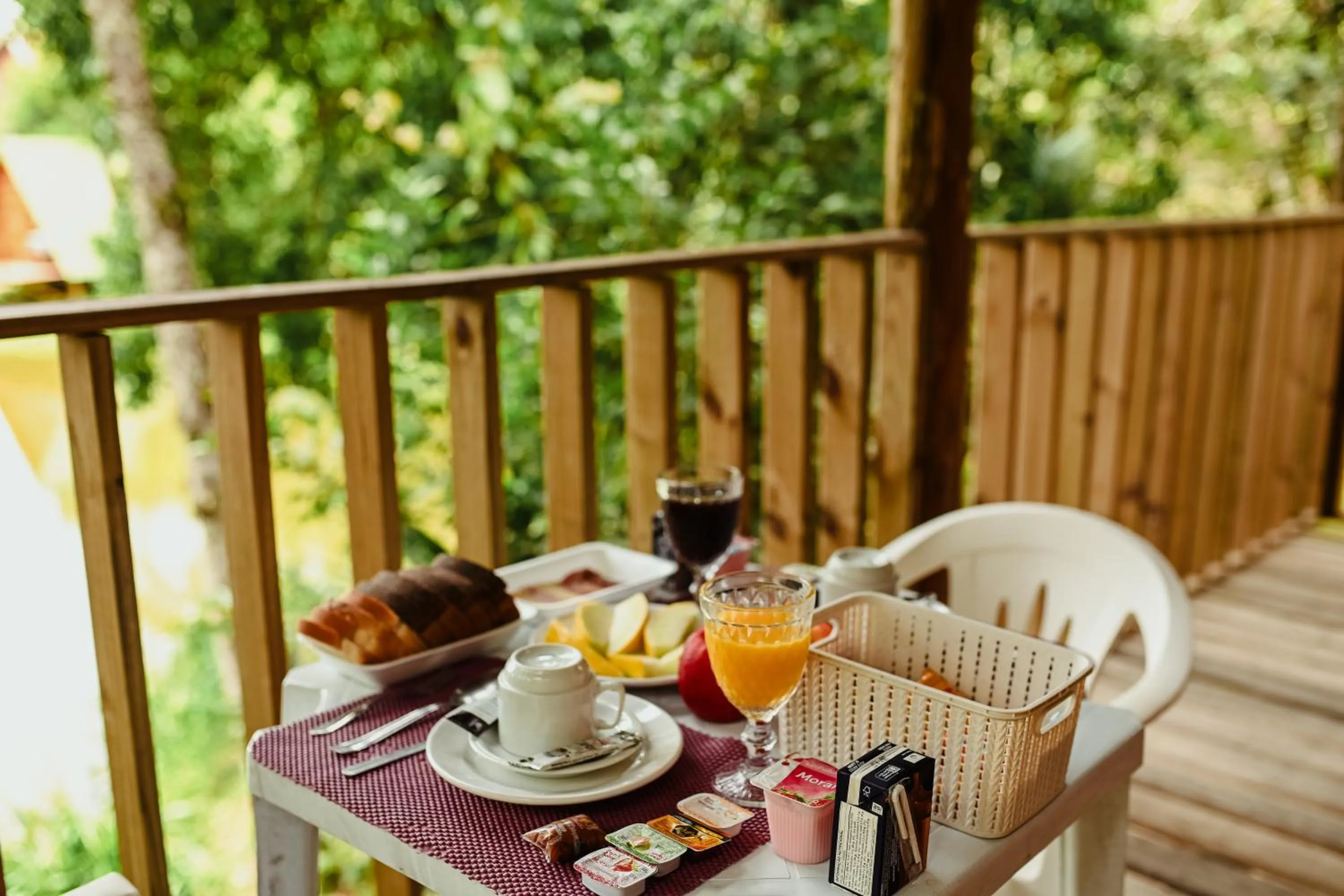 Breakfast in Pousada Nosso Bosque