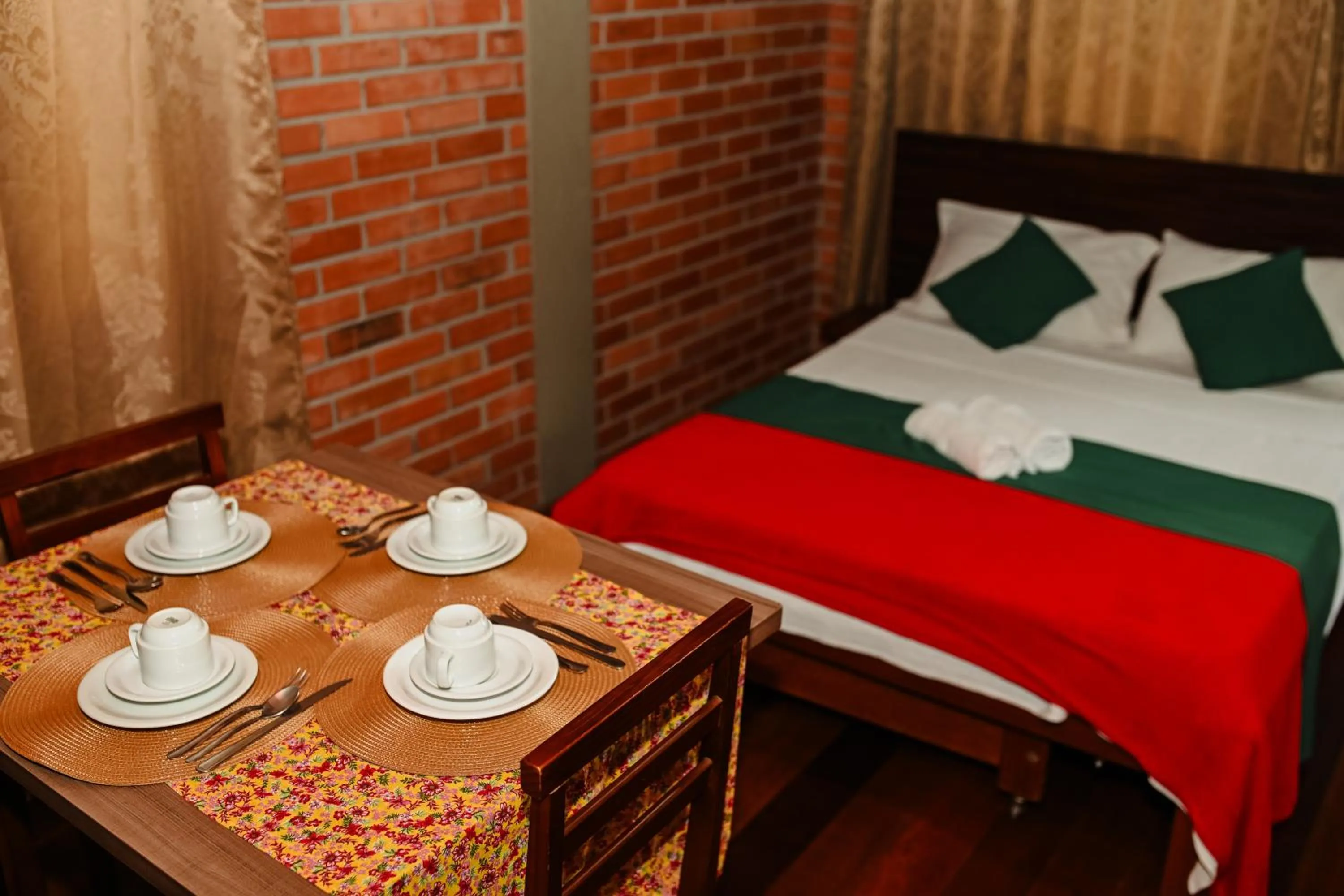 Bedroom, Bed in Pousada Nosso Bosque