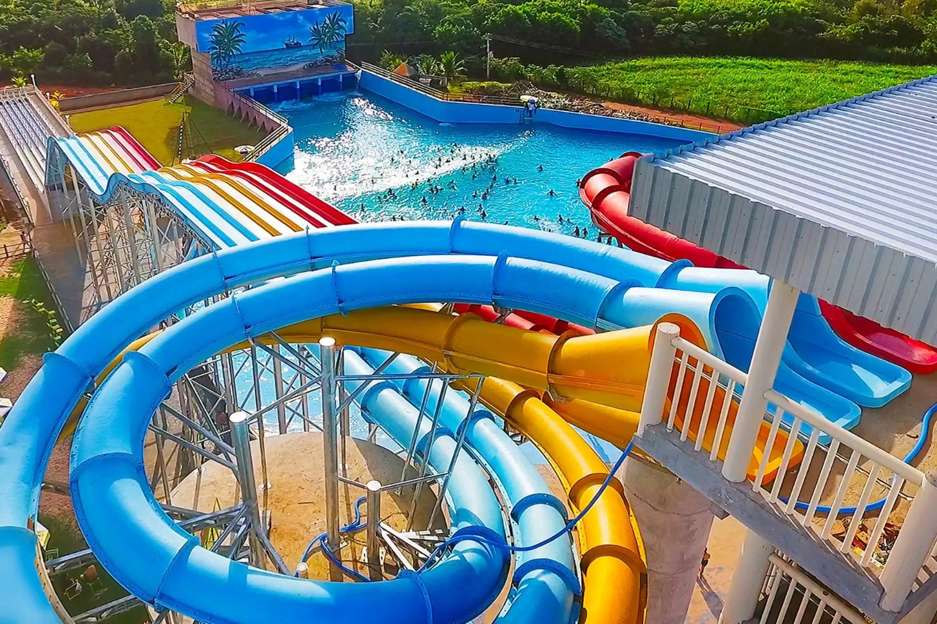 Aqua park in Ody Park Resort Hotel