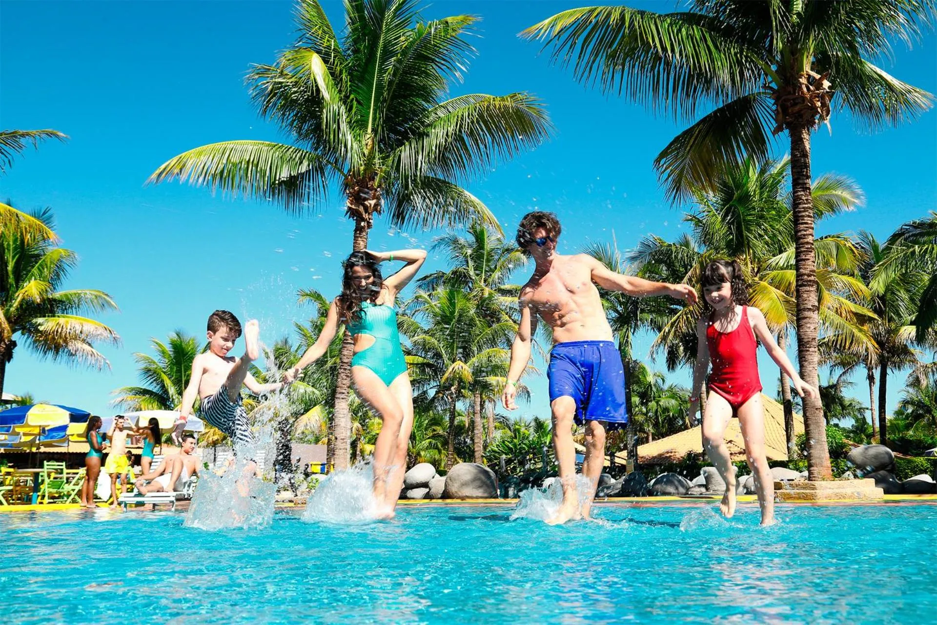 People in Ody Park Resort Hotel