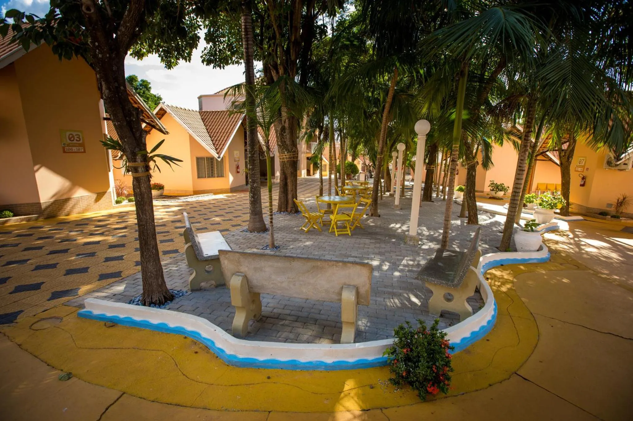 Garden view in Ody Park Resort Hotel