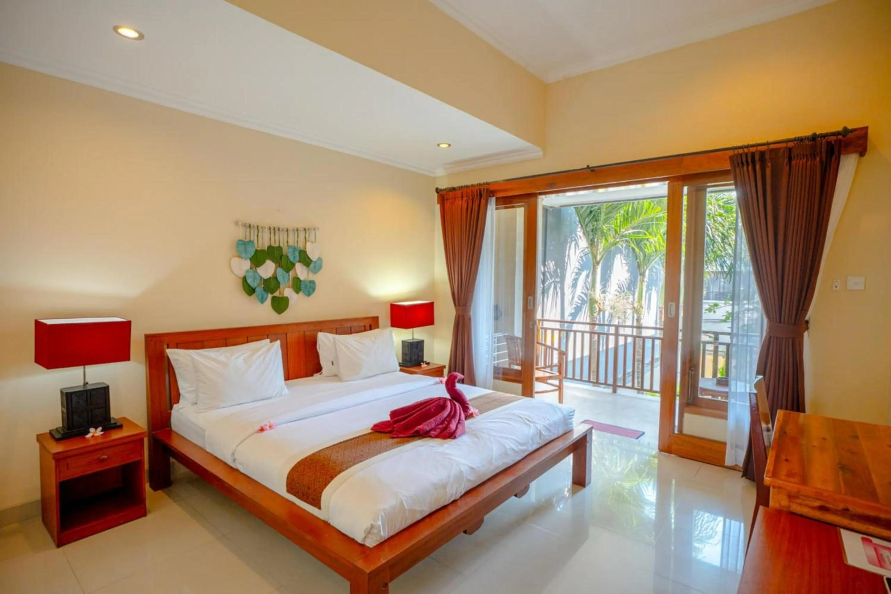 Bed in Sakura Guest House