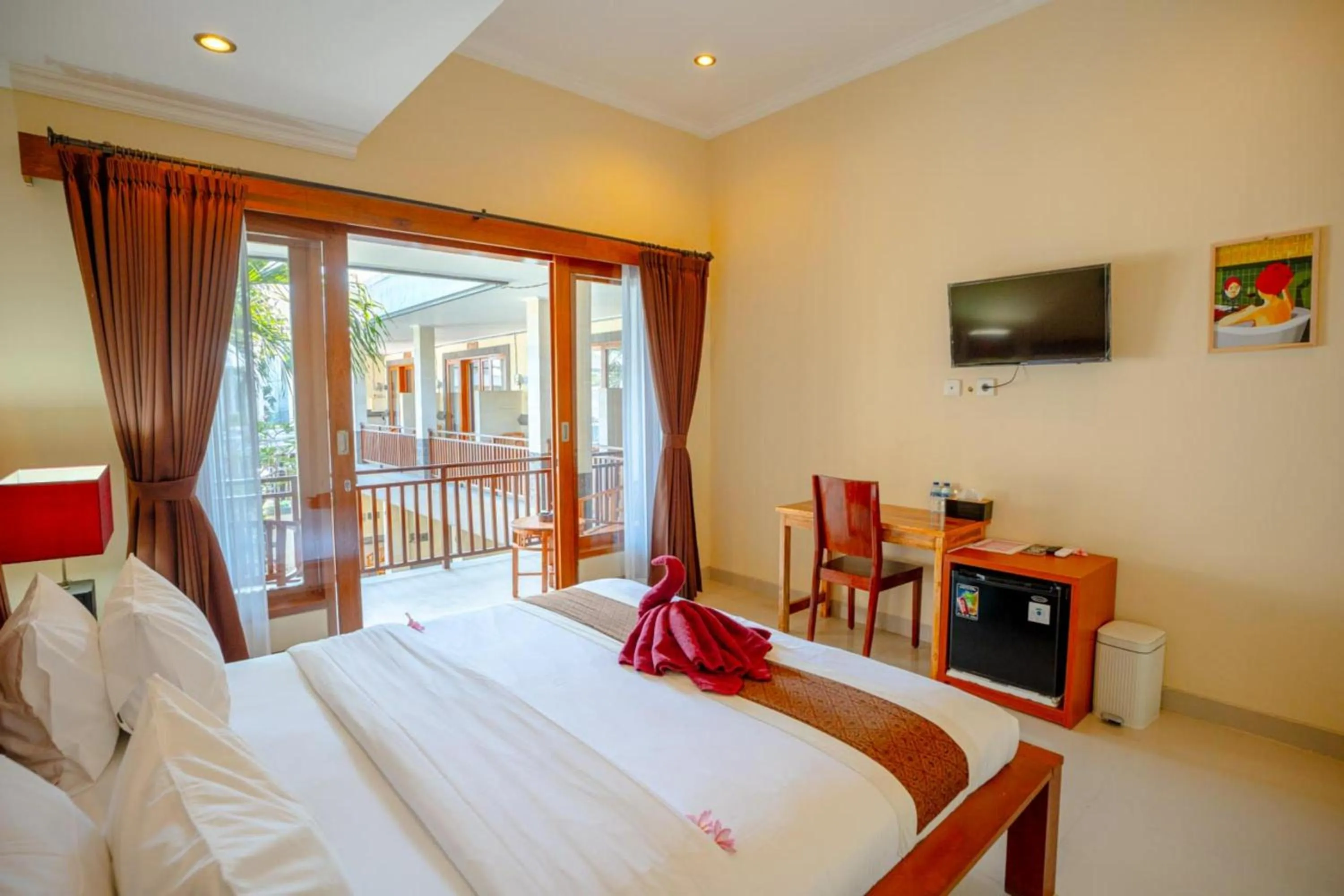 Bed in Sakura Guest House