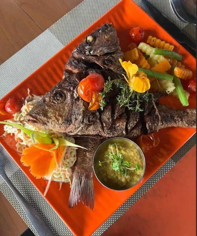 Food close-up in Saninro Hotel - Ragama