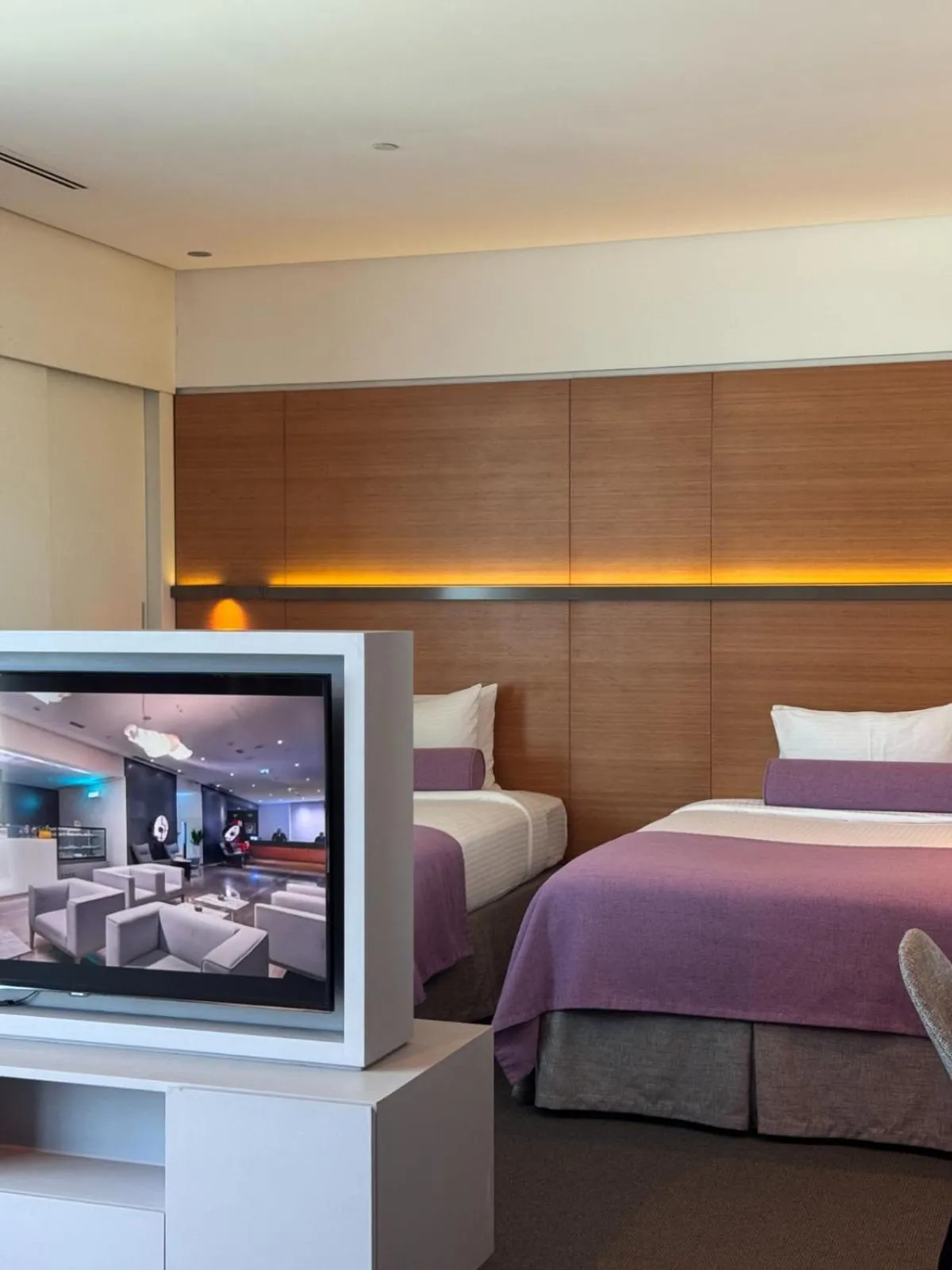 Bed in The Act Hotel Sharjah