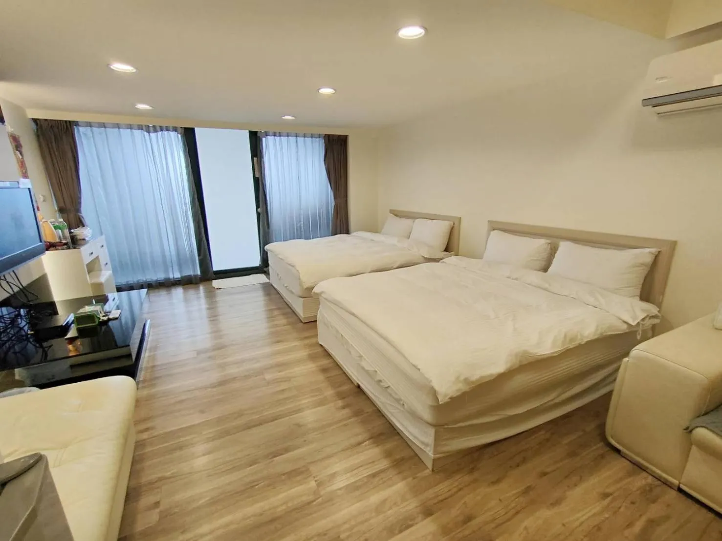 Bed in No. 21 Jiaoxi Hot Spring Homestay