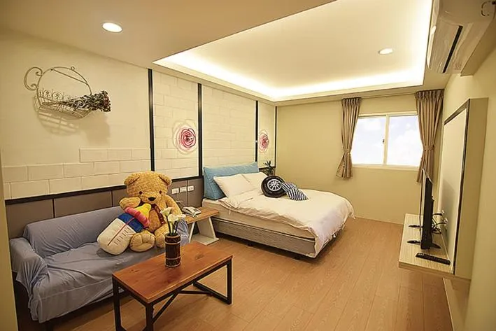 Bed in No. 21 Jiaoxi Hot Spring Homestay