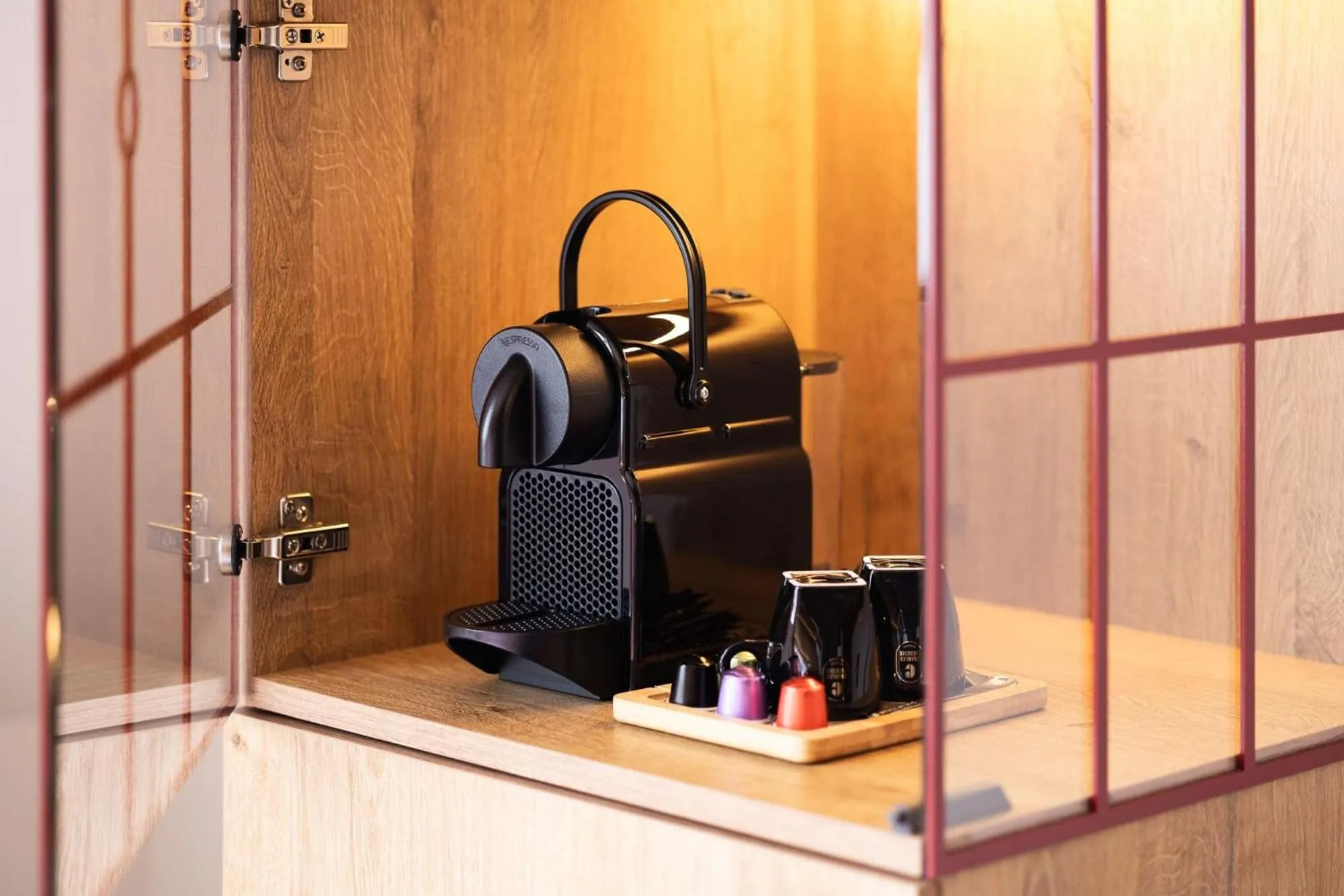 Coffee/tea facilities in Hotel du Commerce