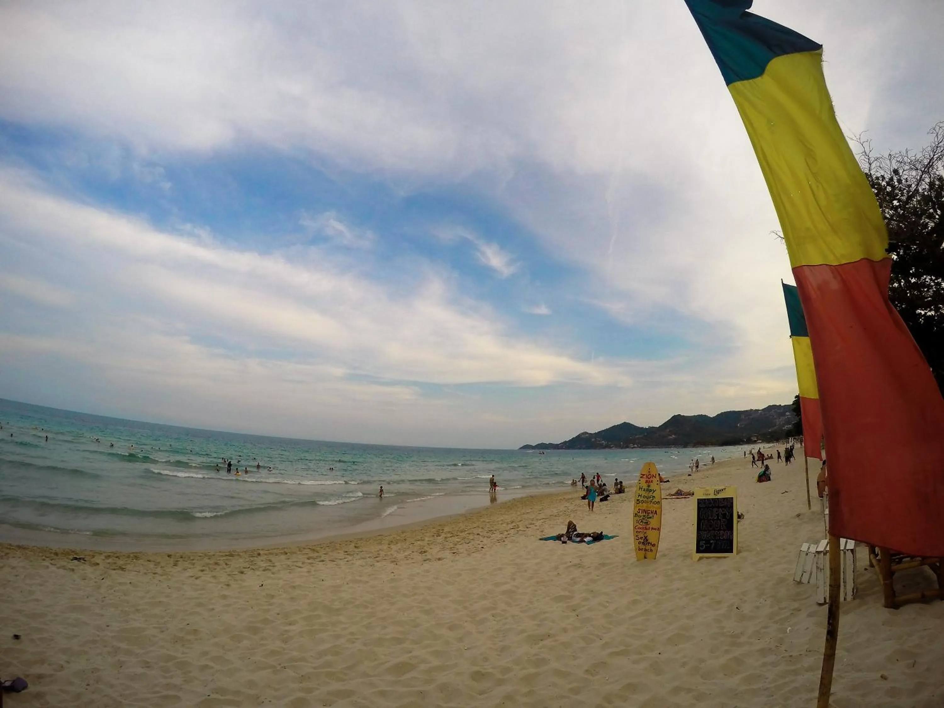 Beach in P168 Hostel Samui