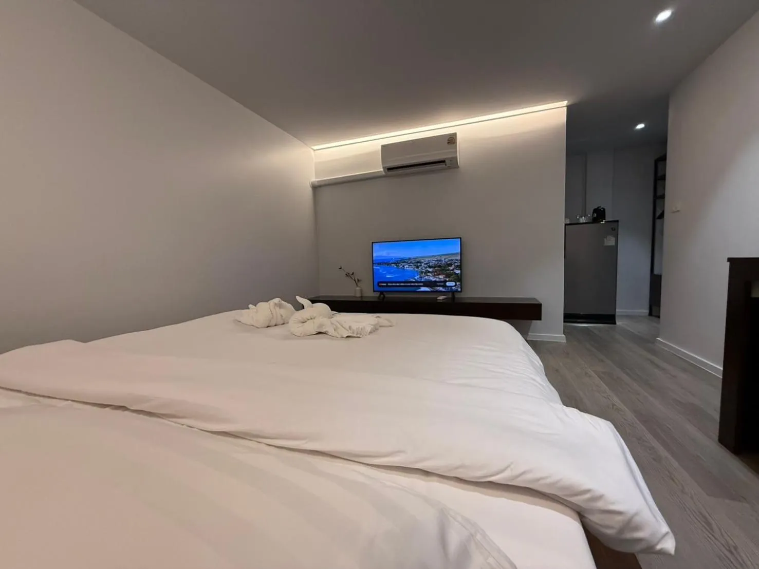 View (from property/room), Bed in P168 Hostel Samui