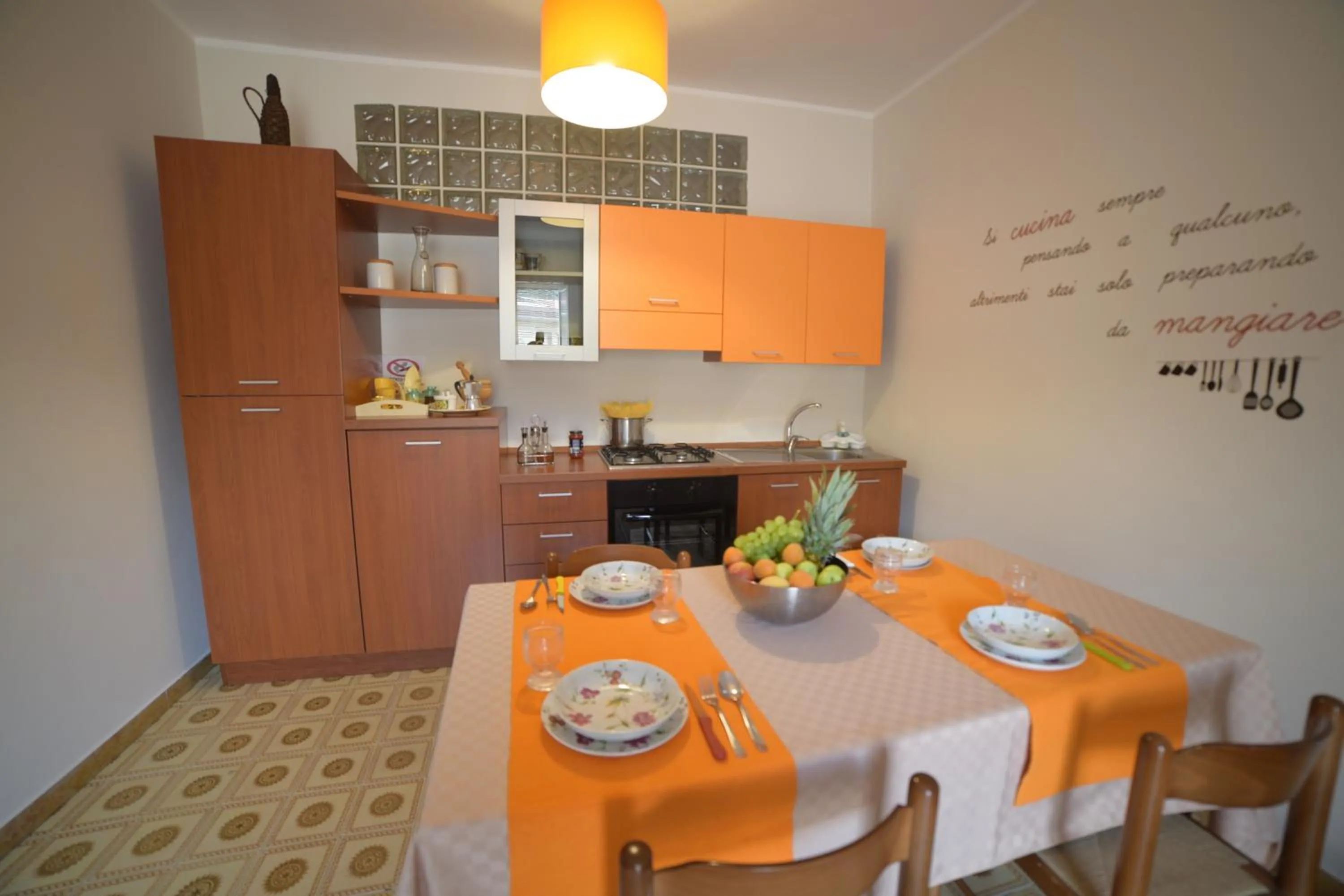 Kitchen or kitchenette in B&B Lamezia Terme