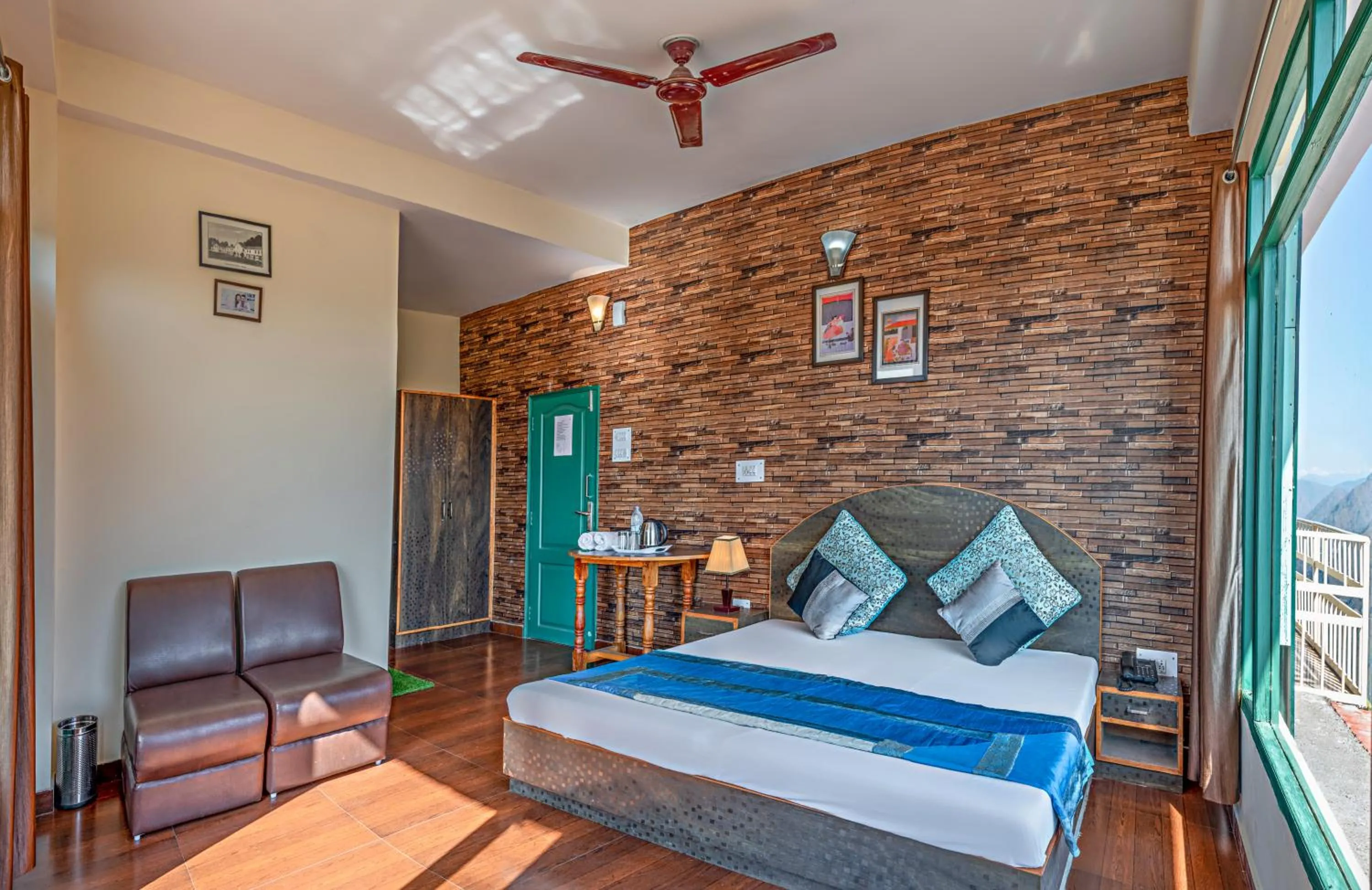 Bed in Trimurti Pine Valley Resort