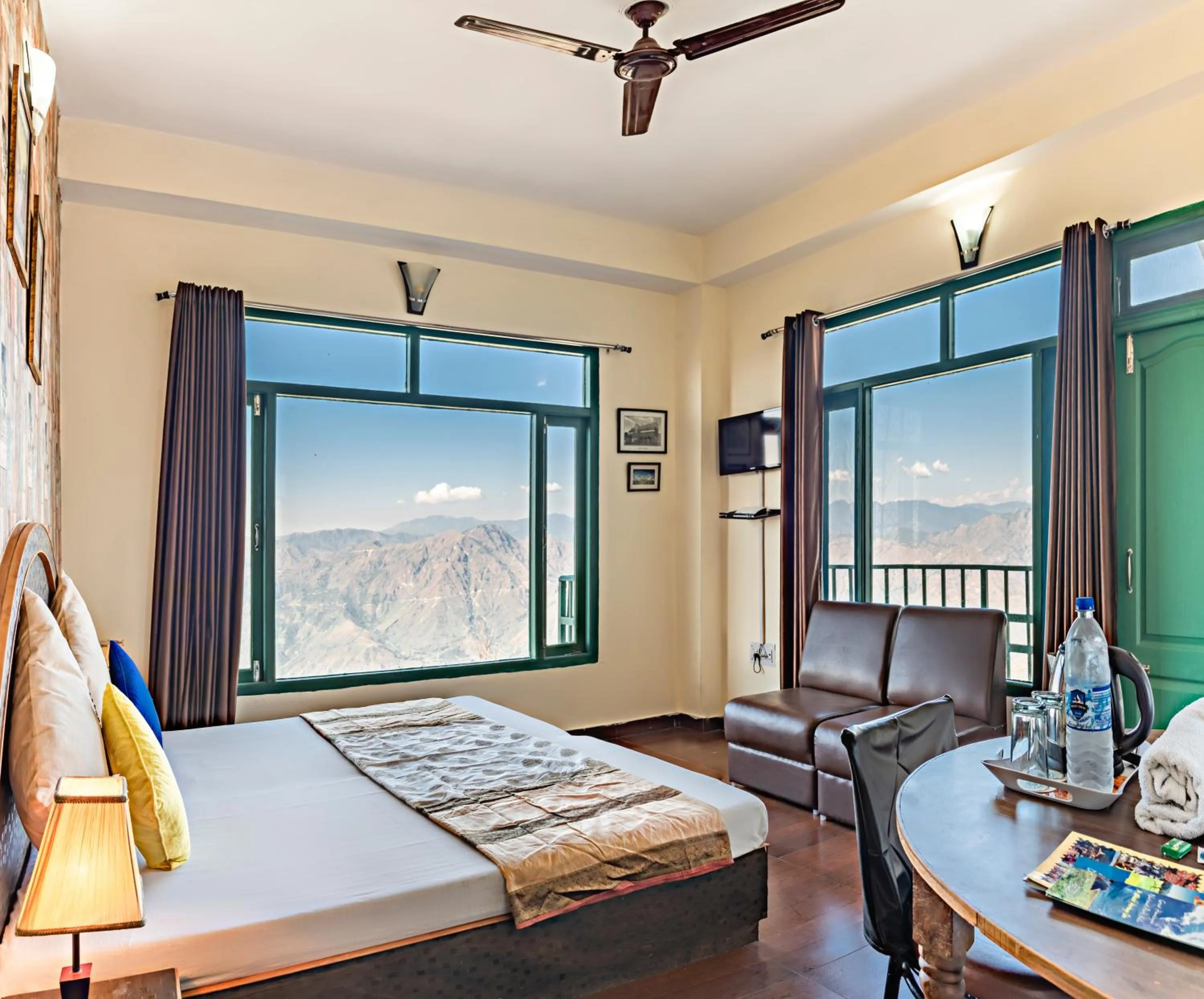 Bed in Trimurti Pine Valley Resort