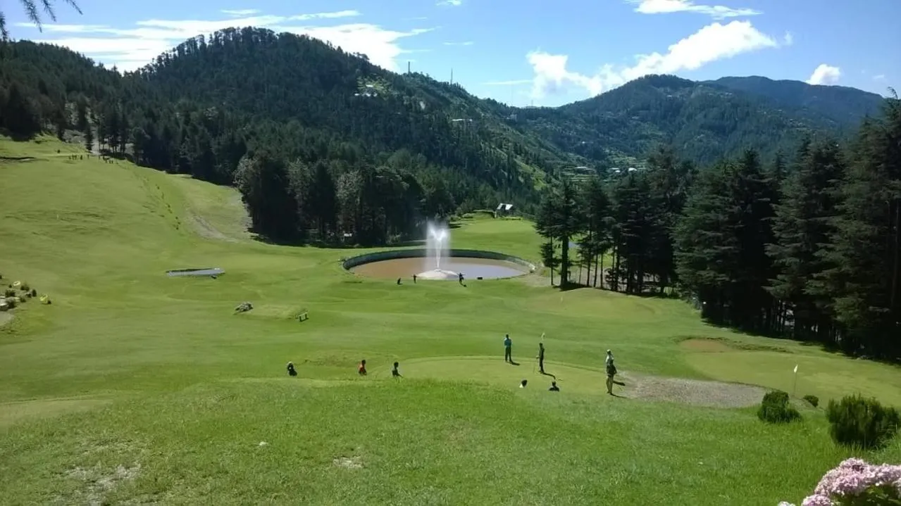 Golfcourse in Trimurti Pine Valley Resort