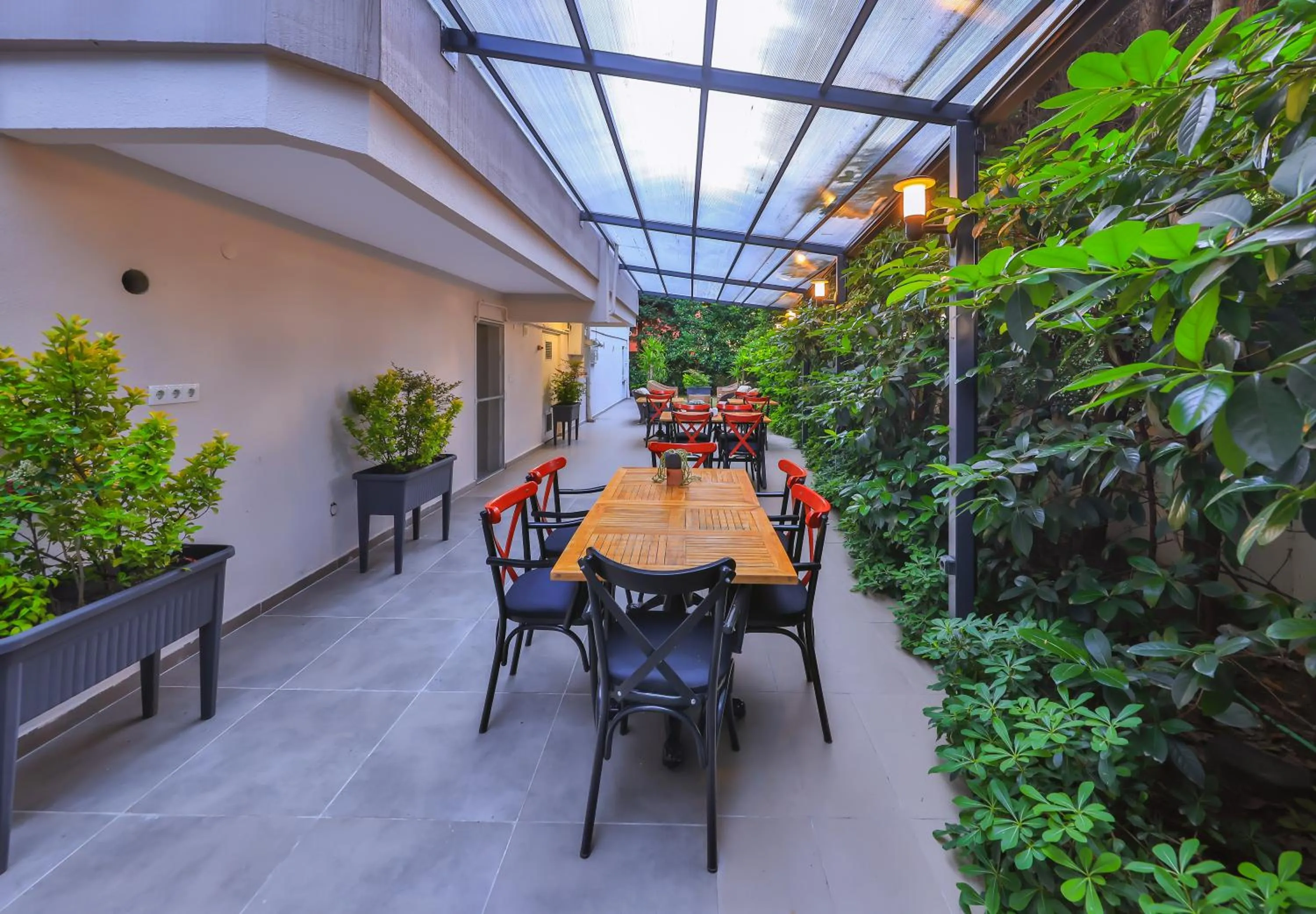 Patio in Palmada Hotel