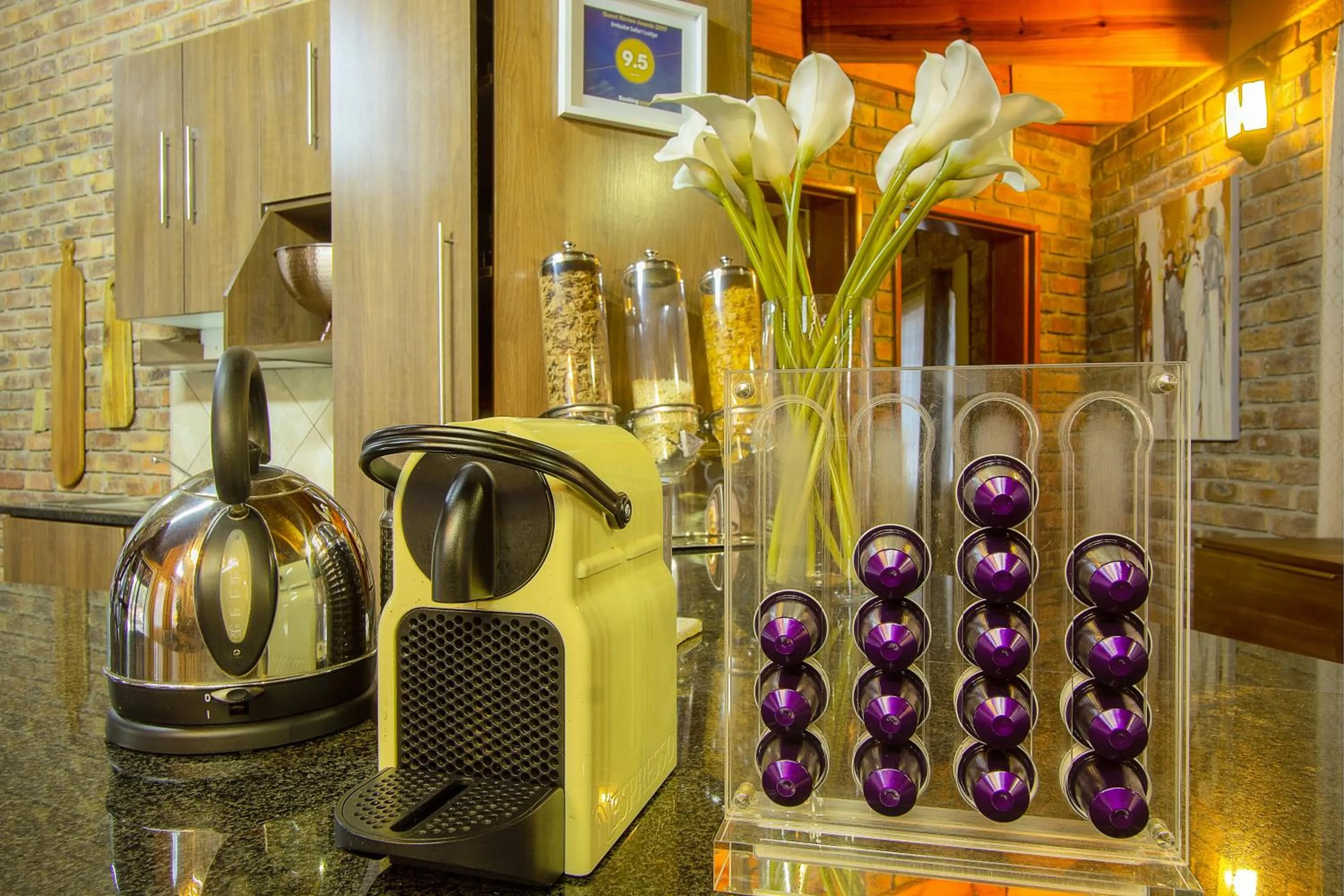 Coffee/tea facilities in Imbube Safari Lodge
