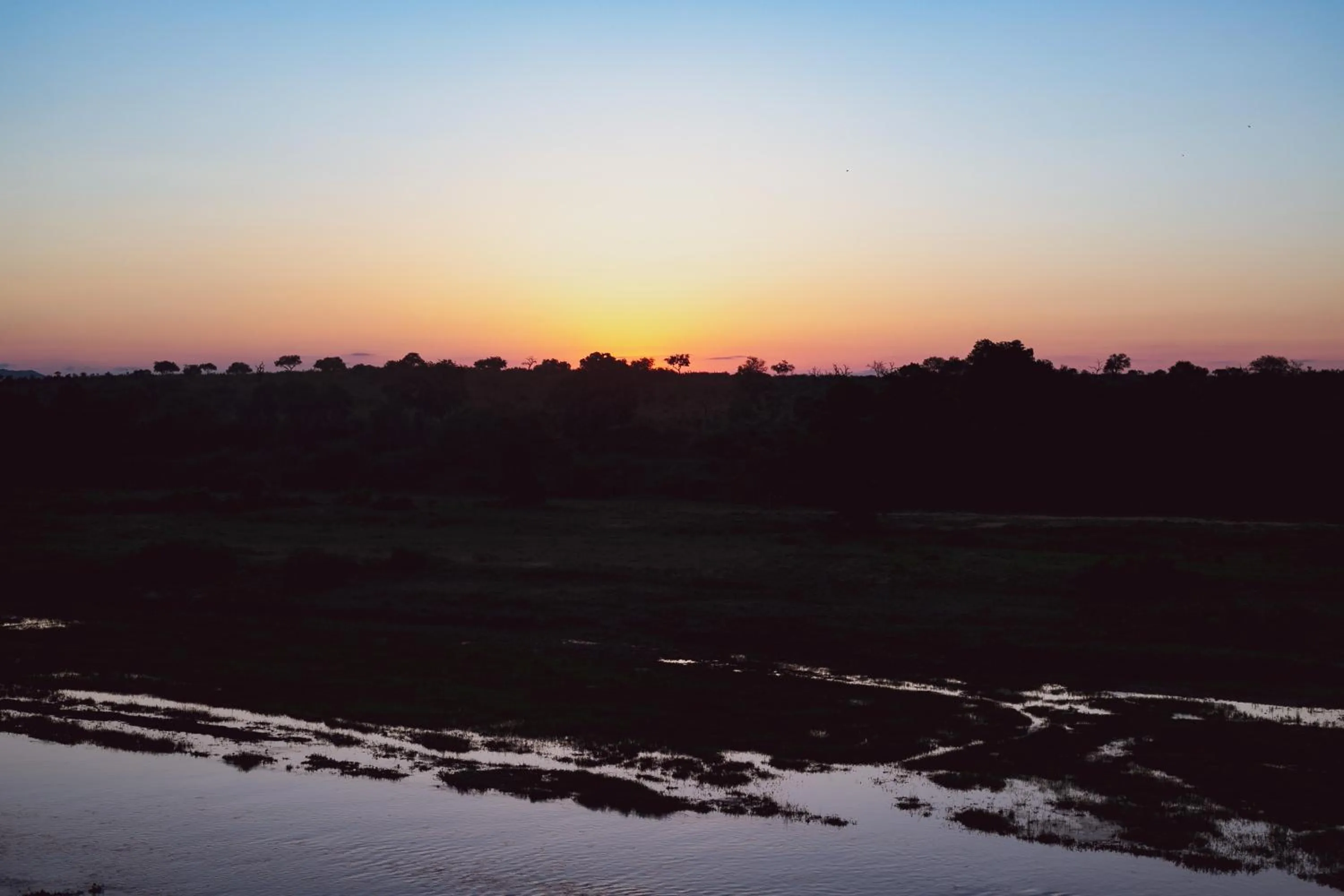 Natural landscape in Imbube Safari Lodge
