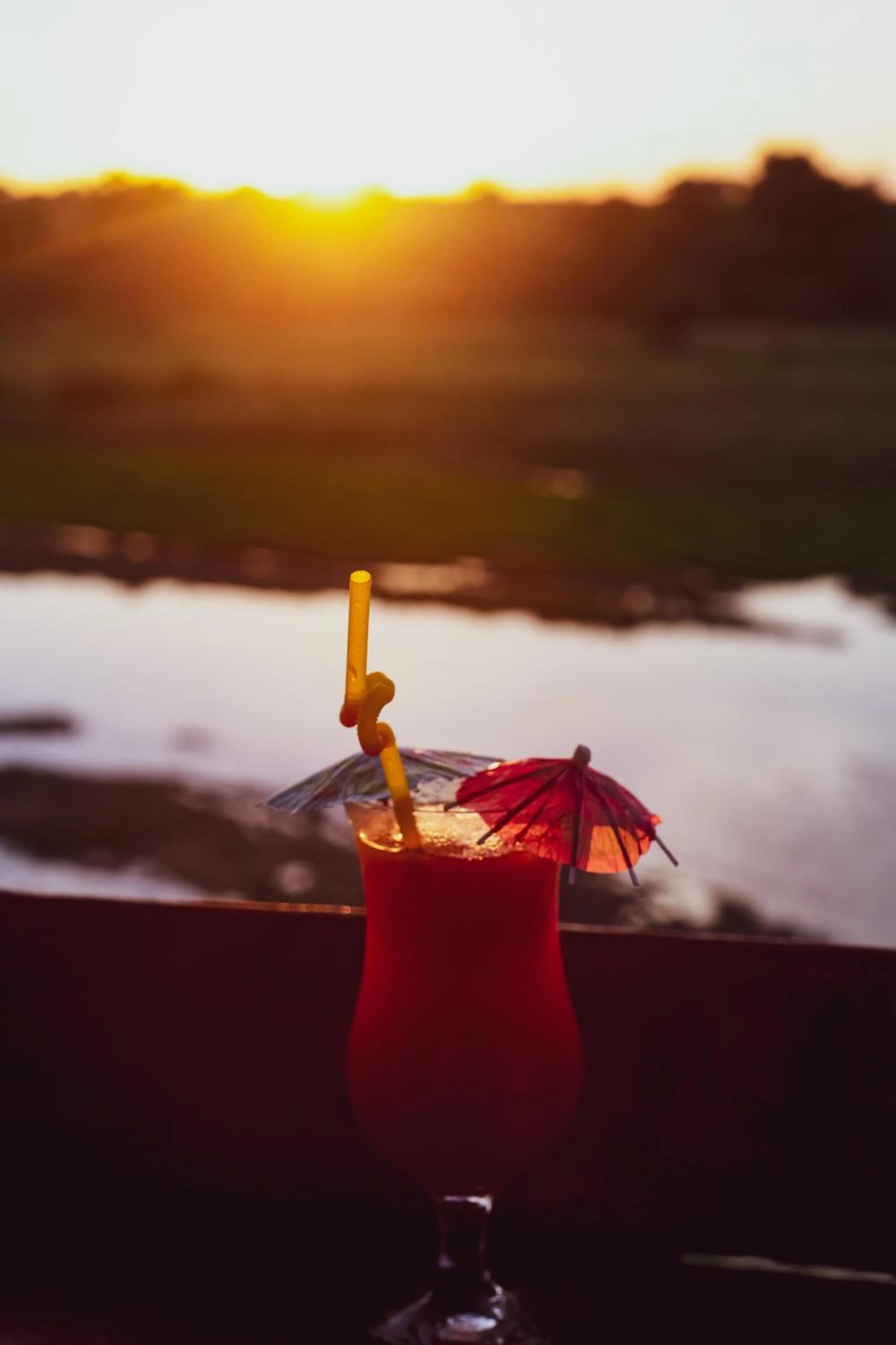 Drinks in Imbube Safari Lodge