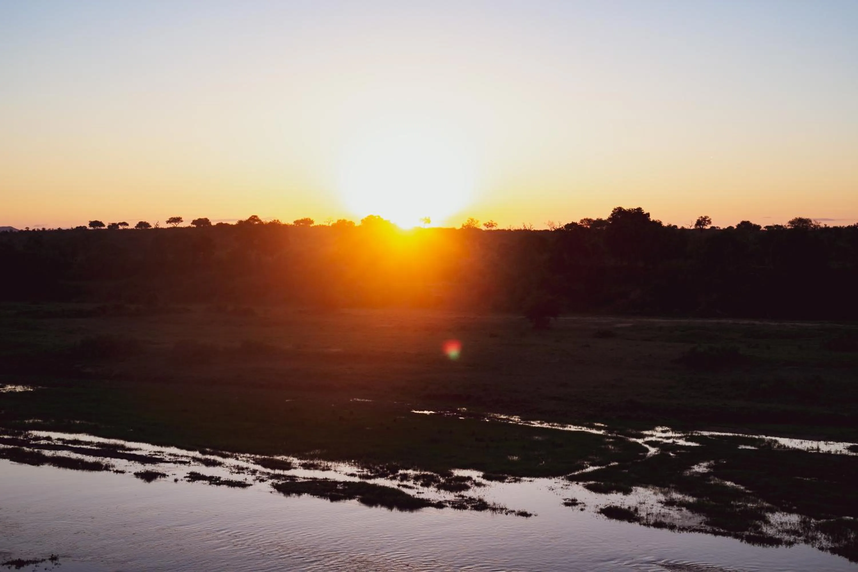 Natural landscape in Imbube Safari Lodge