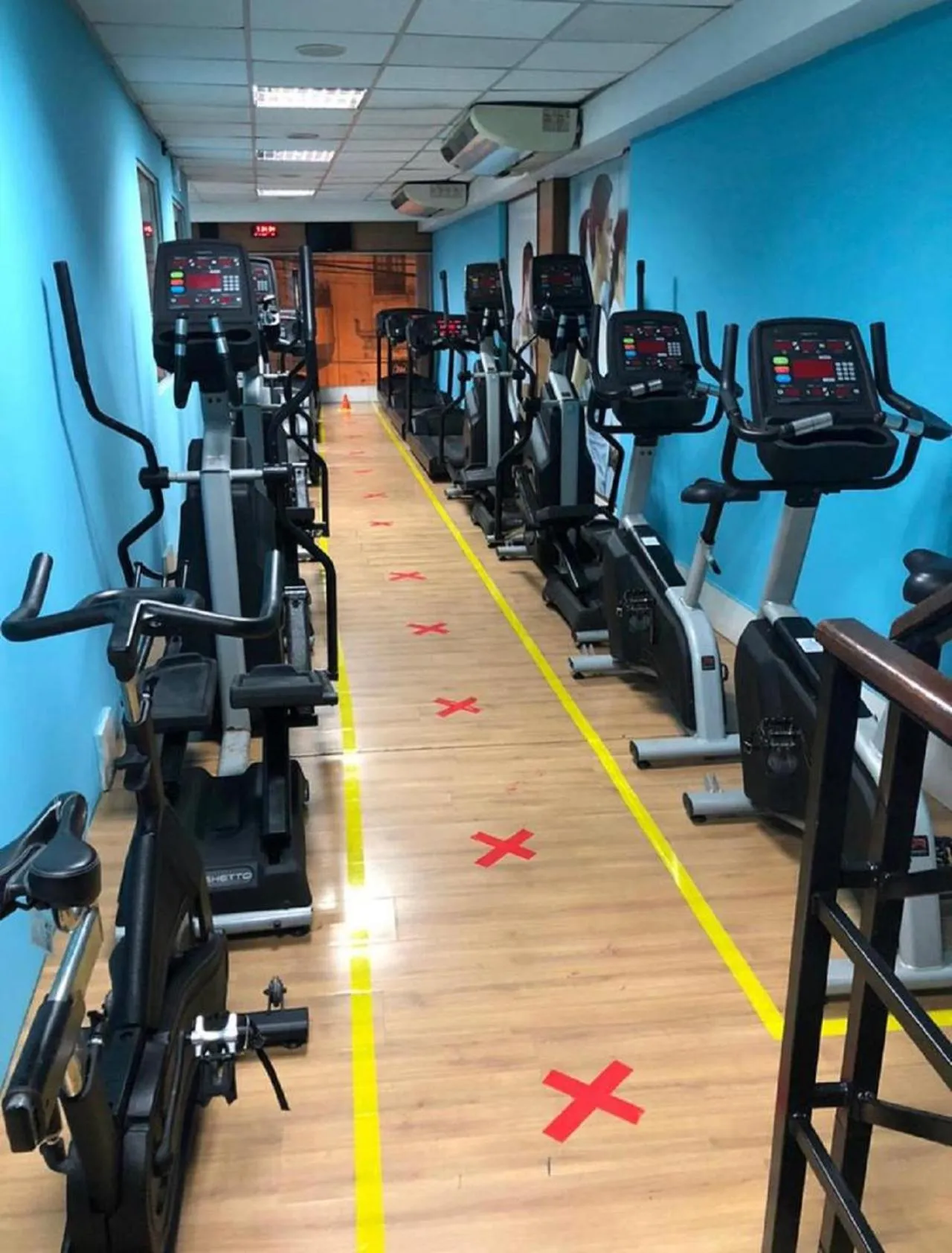 Fitness centre/facilities in Petit Rio Hotel