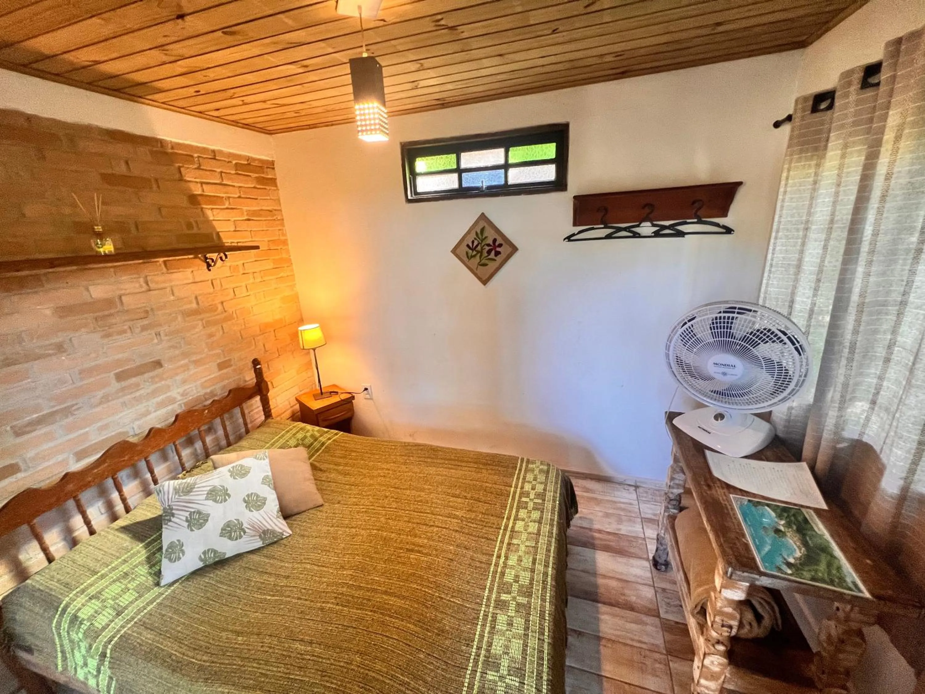 Bed in chalés frente à praia