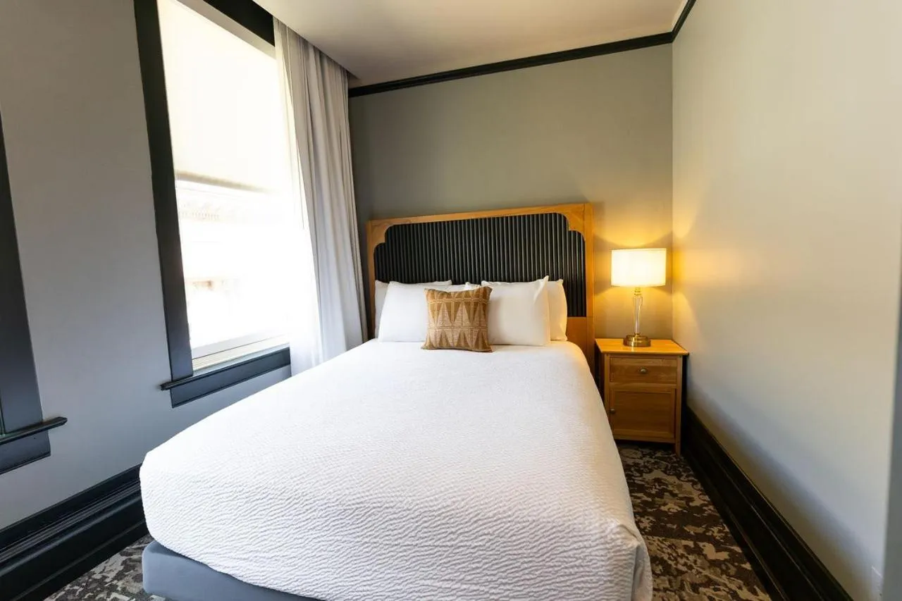 Bed in Historic Franklin Hotel