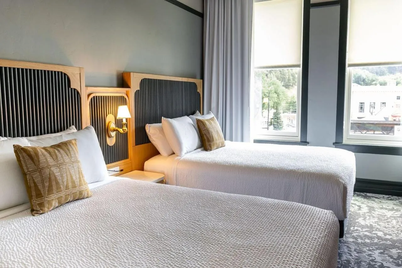 Bed in Historic Franklin Hotel