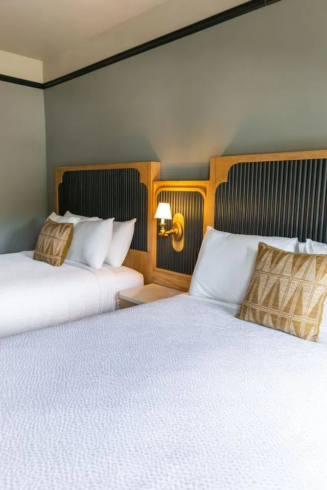 Bed in Historic Franklin Hotel