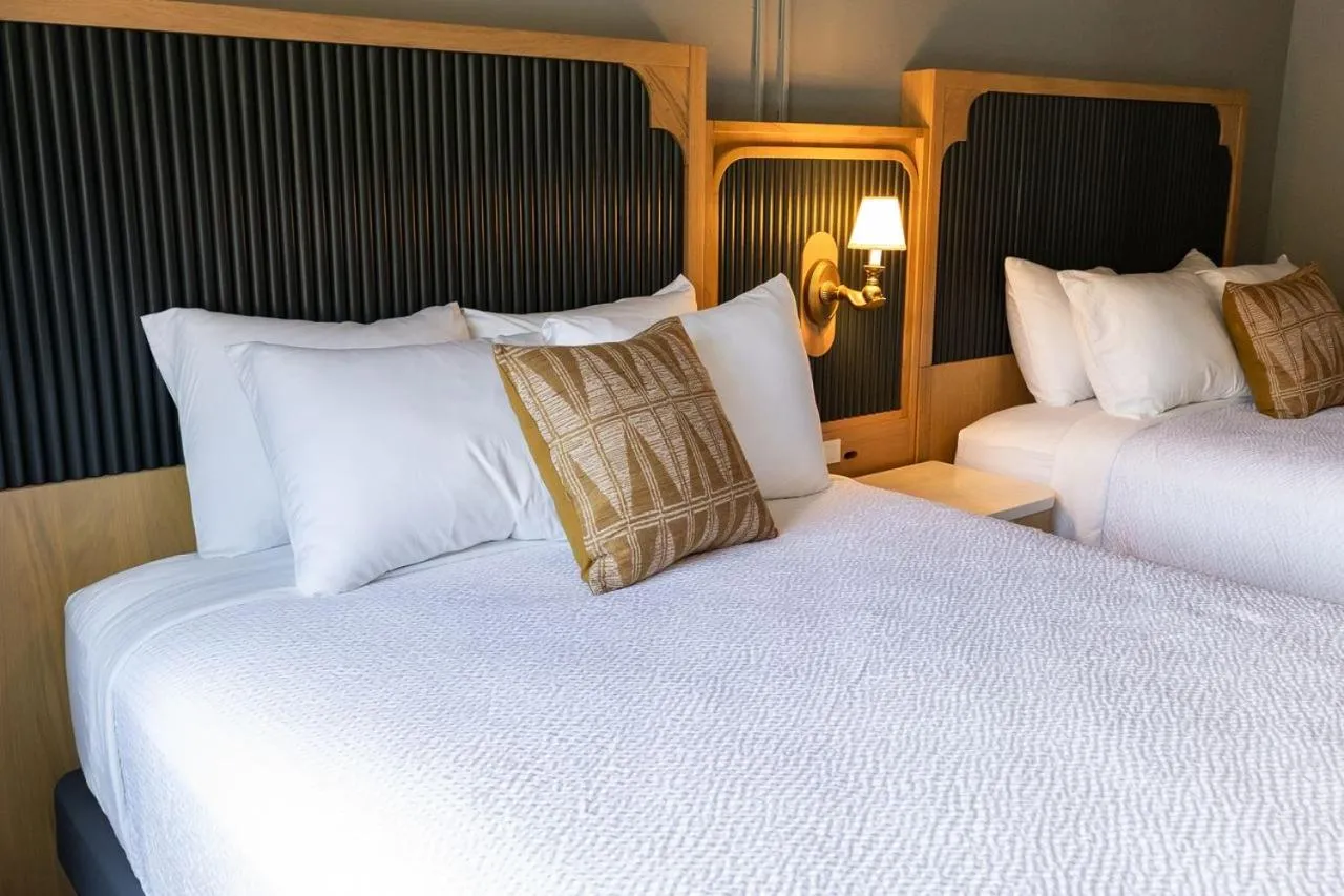 Bed in Historic Franklin Hotel