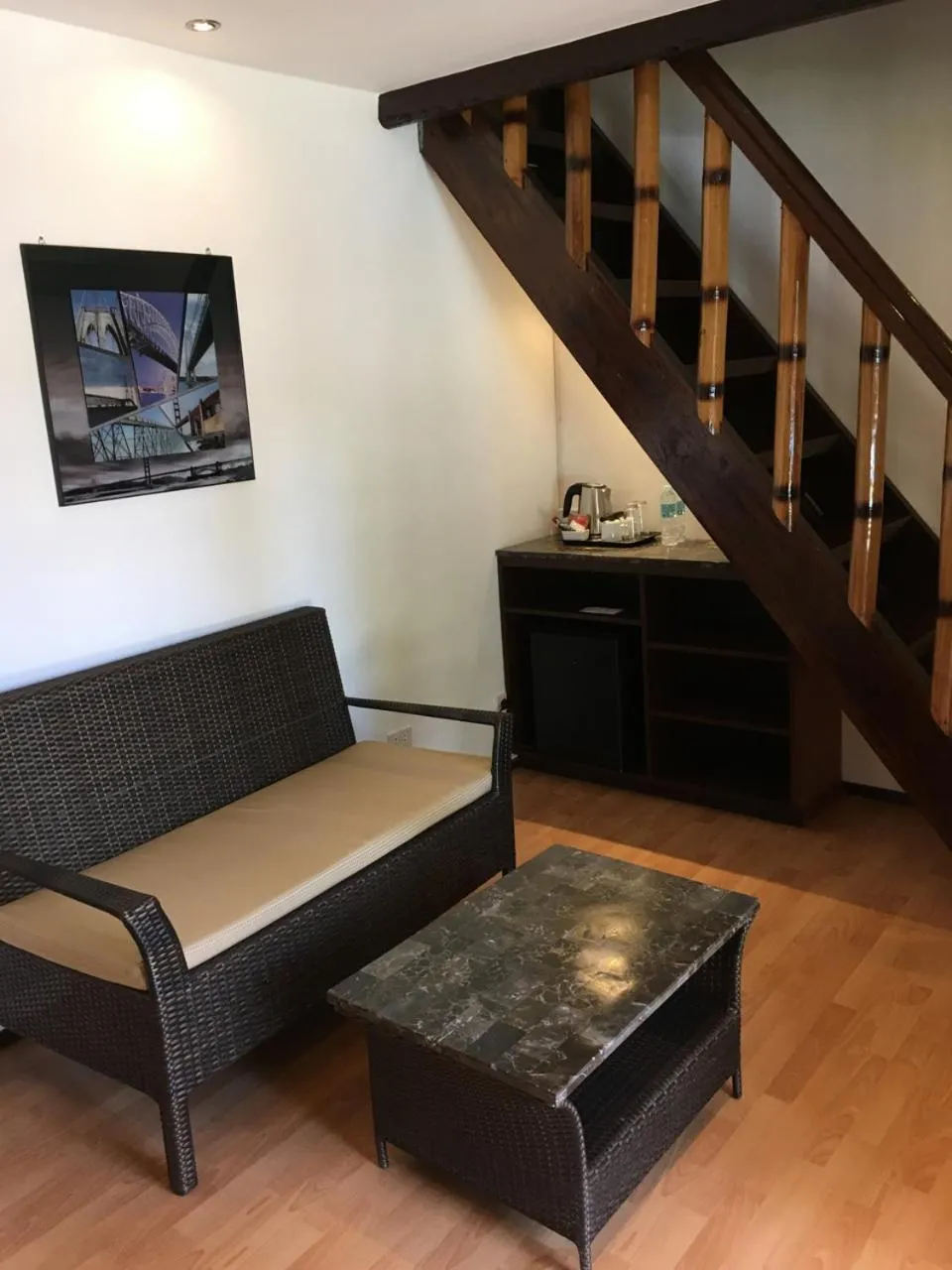 Seating area in Pyramid Resort