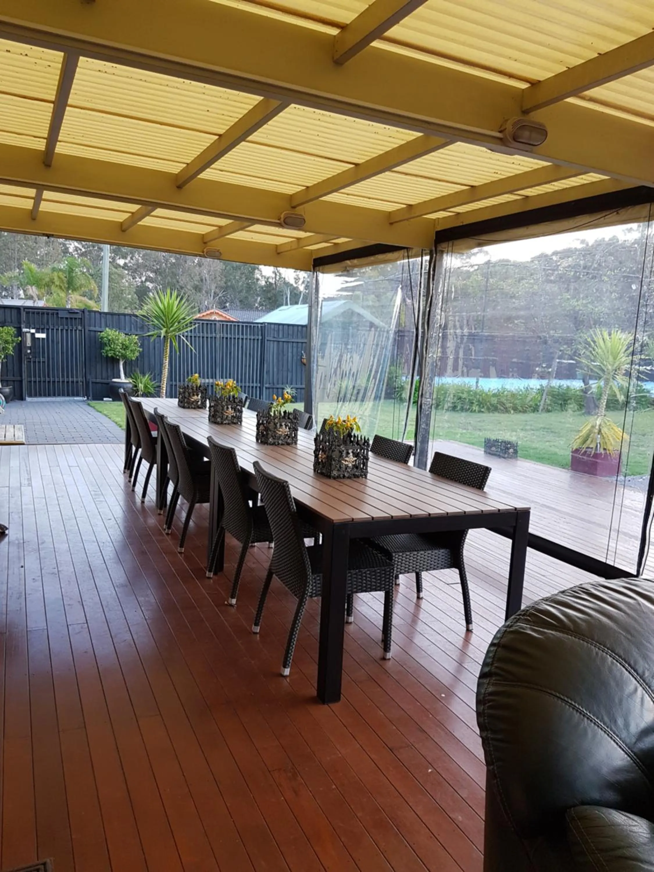 Patio in Getaway Inn Boutique Guest house