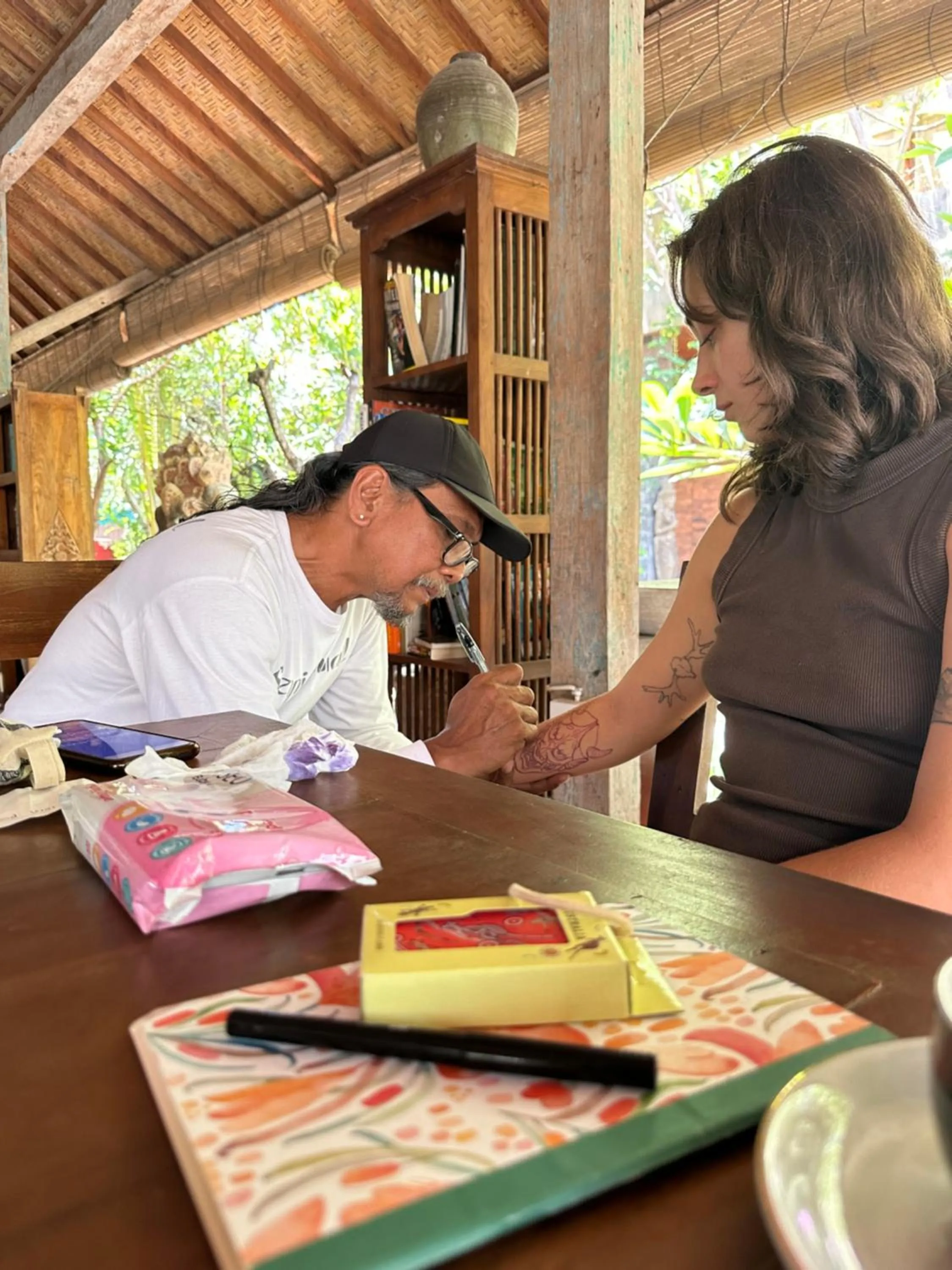 People in Diuma residence yoga meditation retreat and healing Center